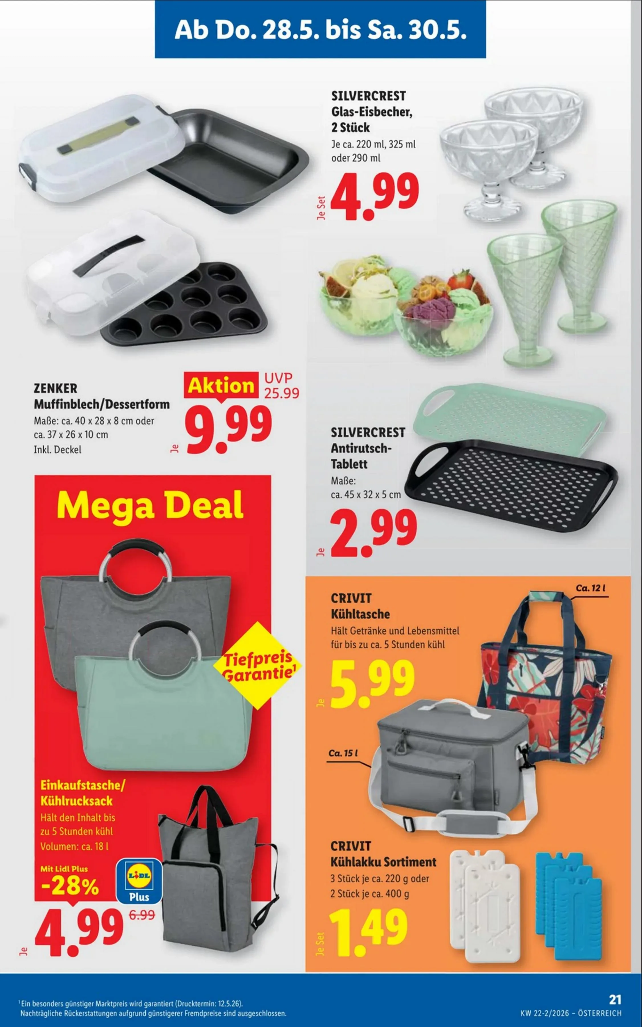 Lidl akciós újság Ausztria 05.28–06.02 – 25. oldal