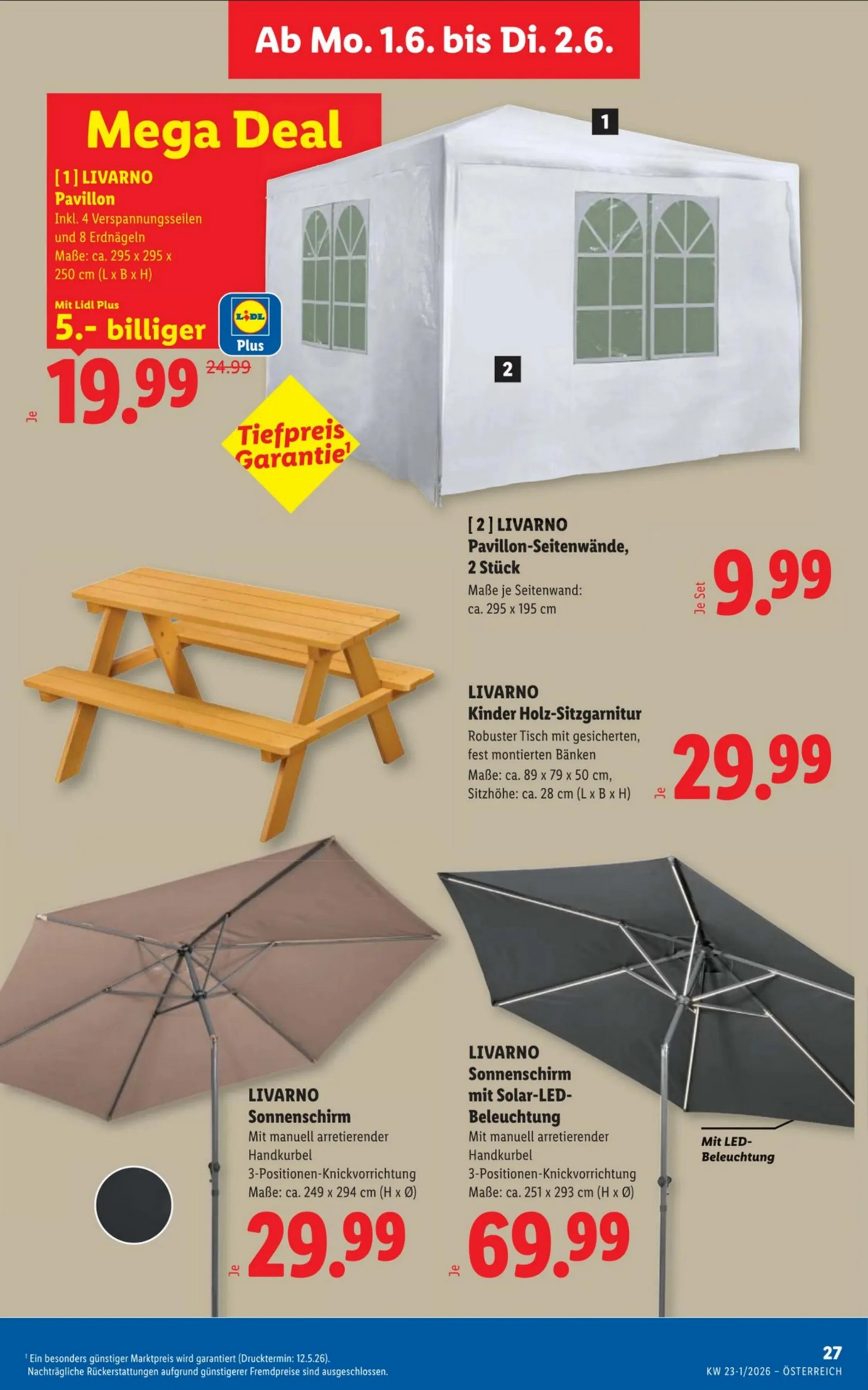 Lidl akciós újság Ausztria 05.28–06.02 – 34. oldal
