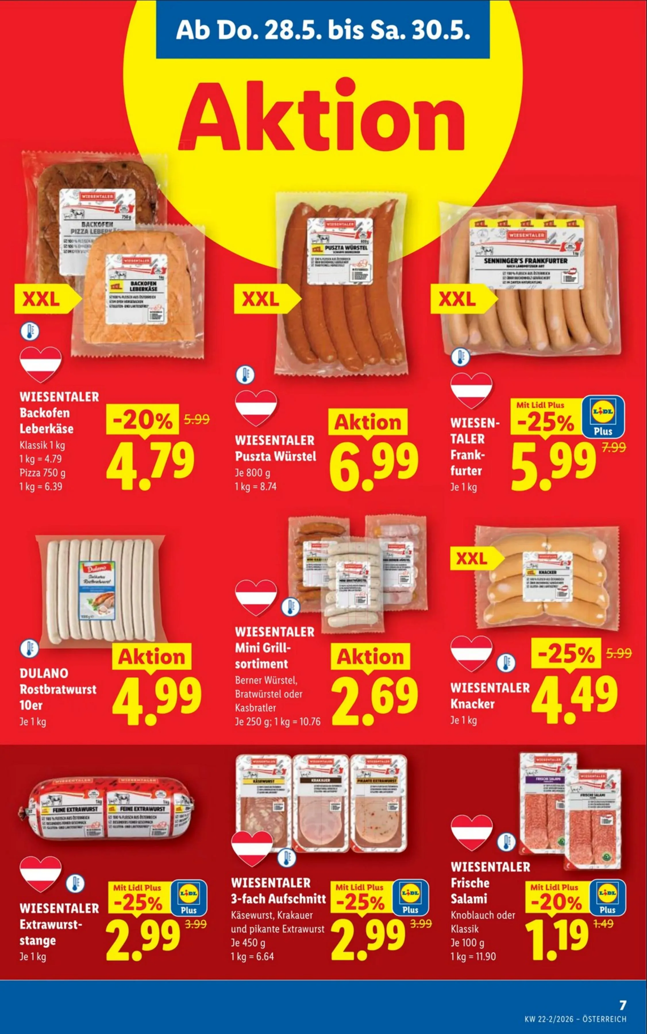 Lidl akciós újság Ausztria 05.28–06.02 – 9. oldal
