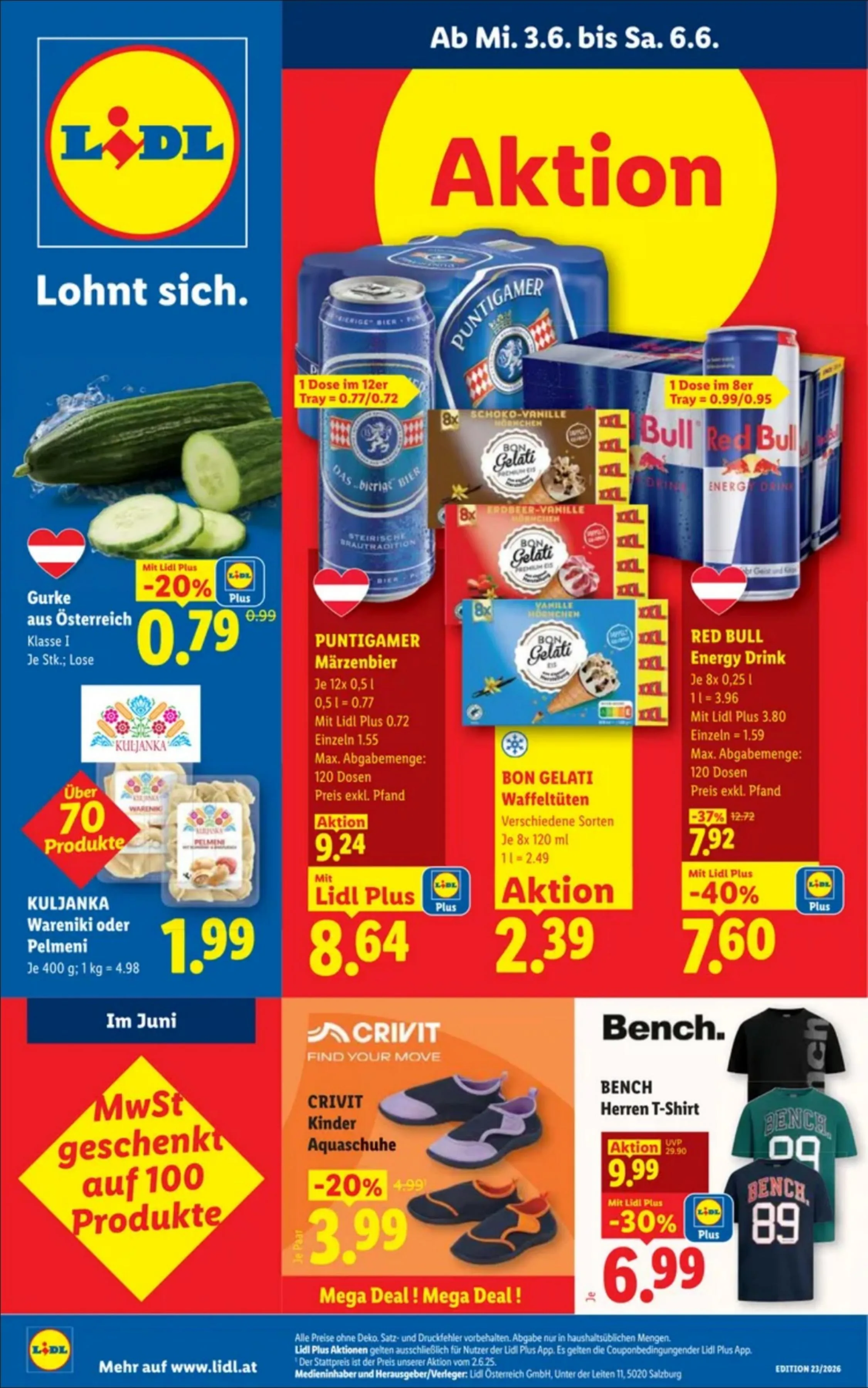 Lidl akciós újság Ausztria 06.01–06.10