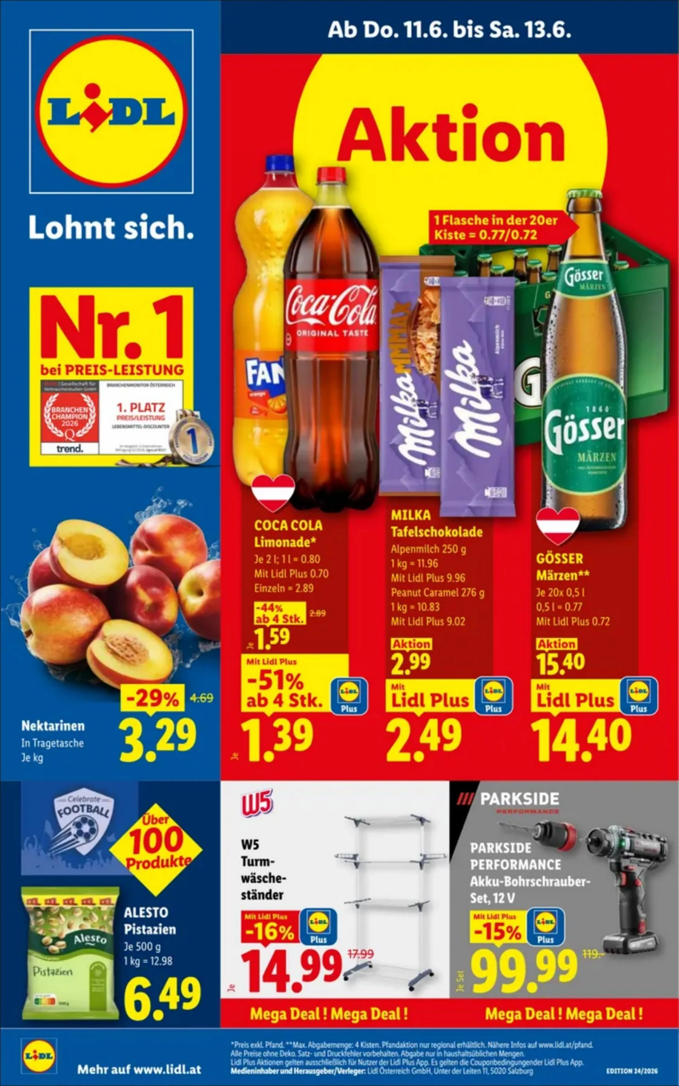 Lidl akciós újság Ausztria 06.11–06.17