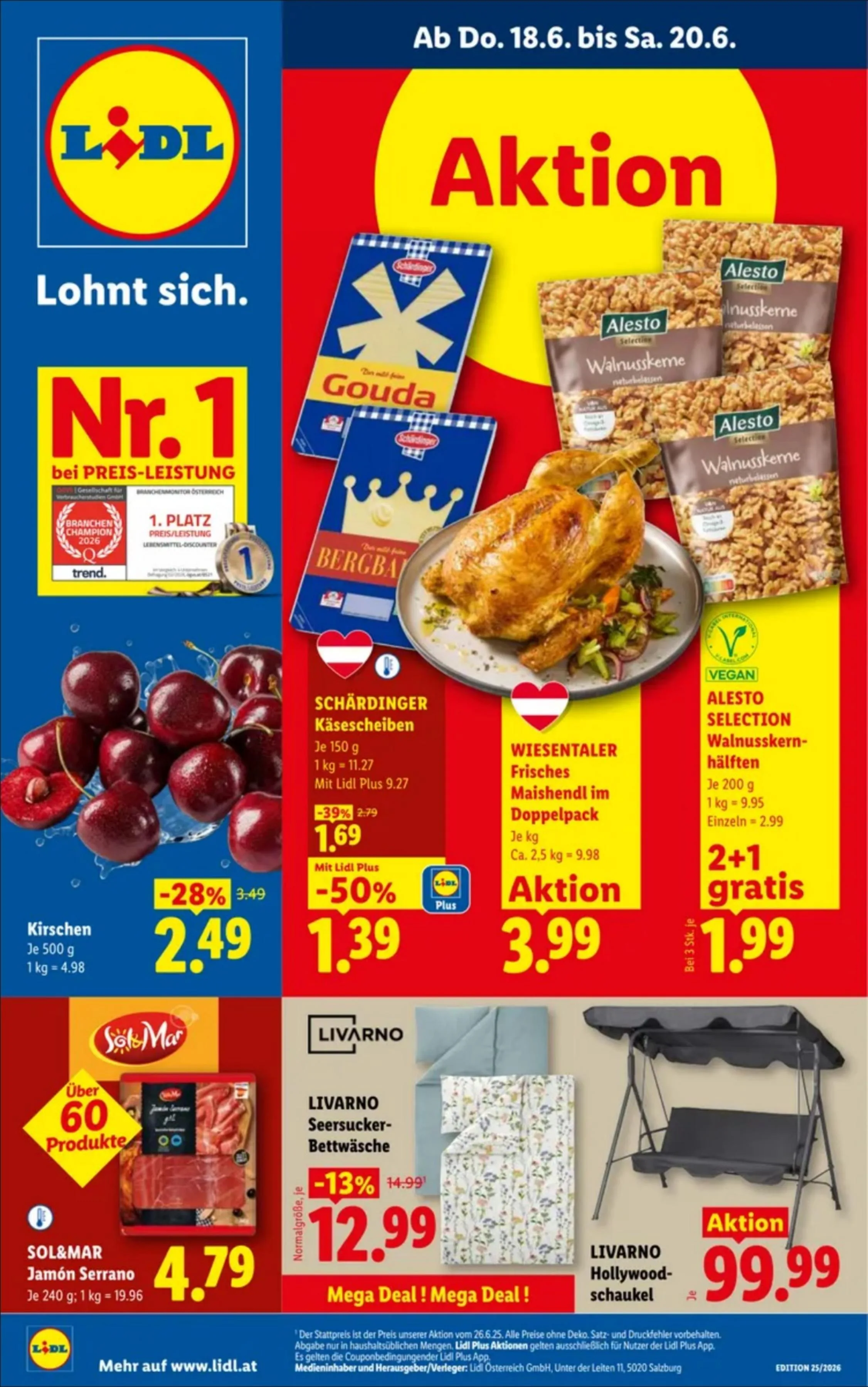 Lidl akciós újság Ausztria 06.18–06.24