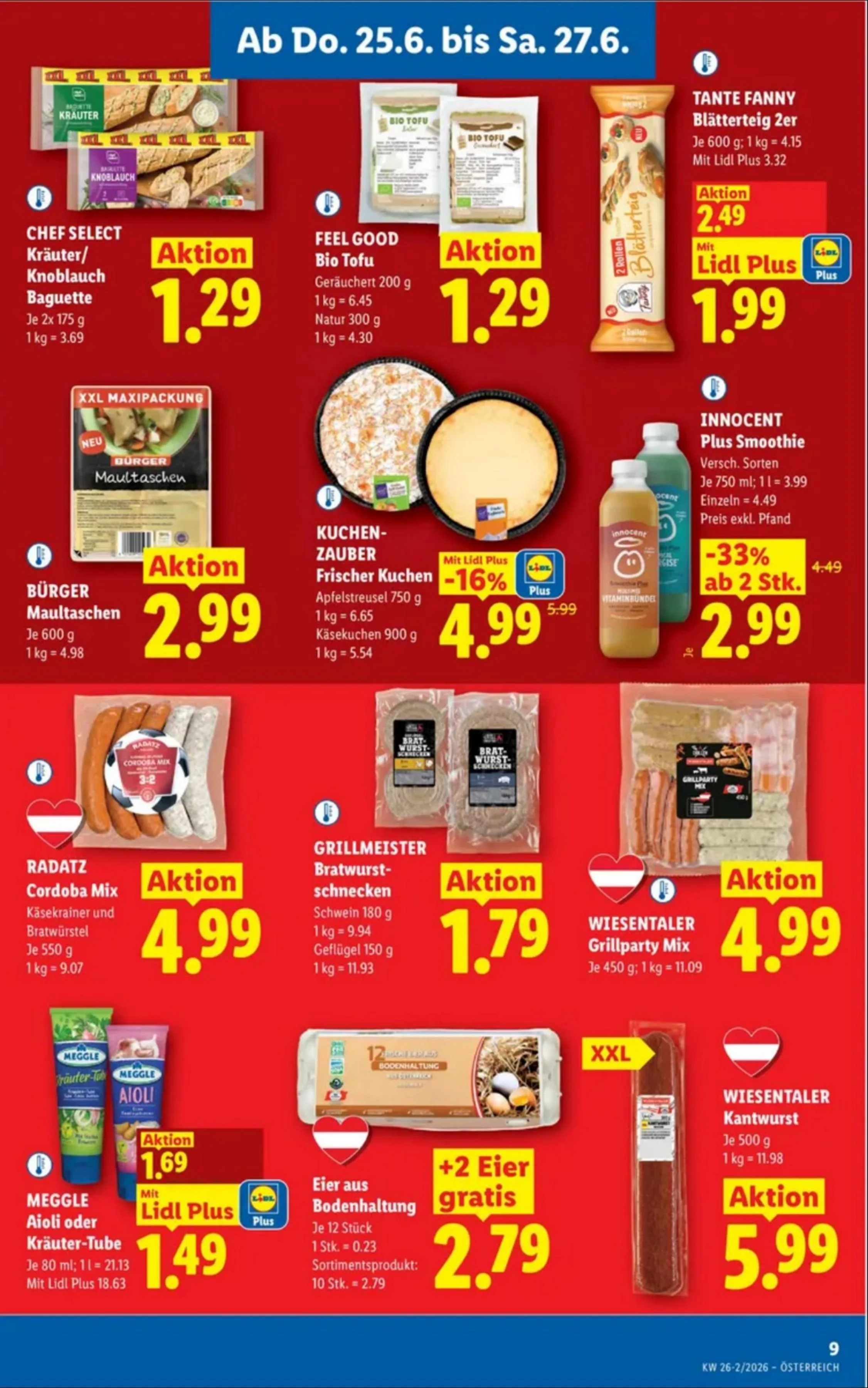 Lidl akciós újság Ausztria 06.25–07.01 – 11. oldal