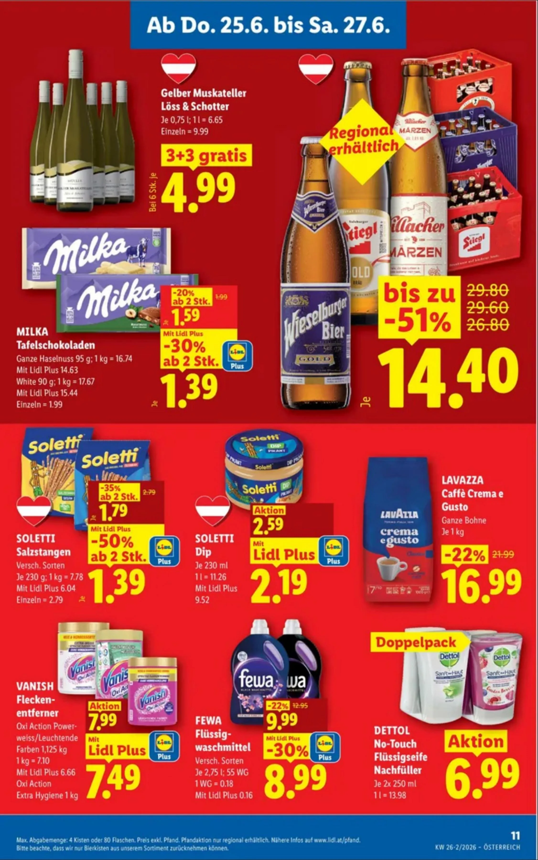 Lidl akciós újság Ausztria 06.25–07.01 – 13. oldal