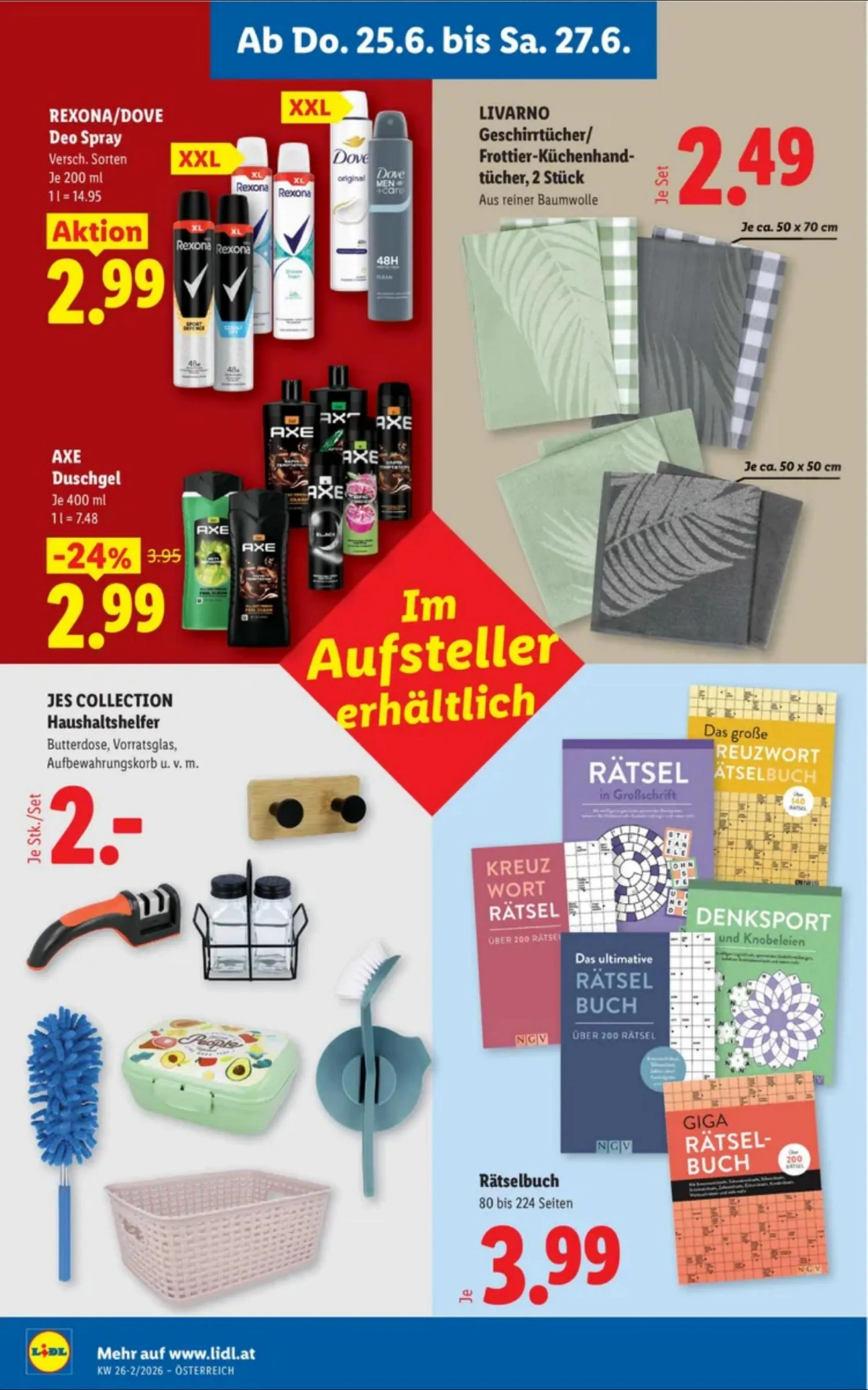 Lidl akciós újság Ausztria 06.25–07.01 – 26. oldal