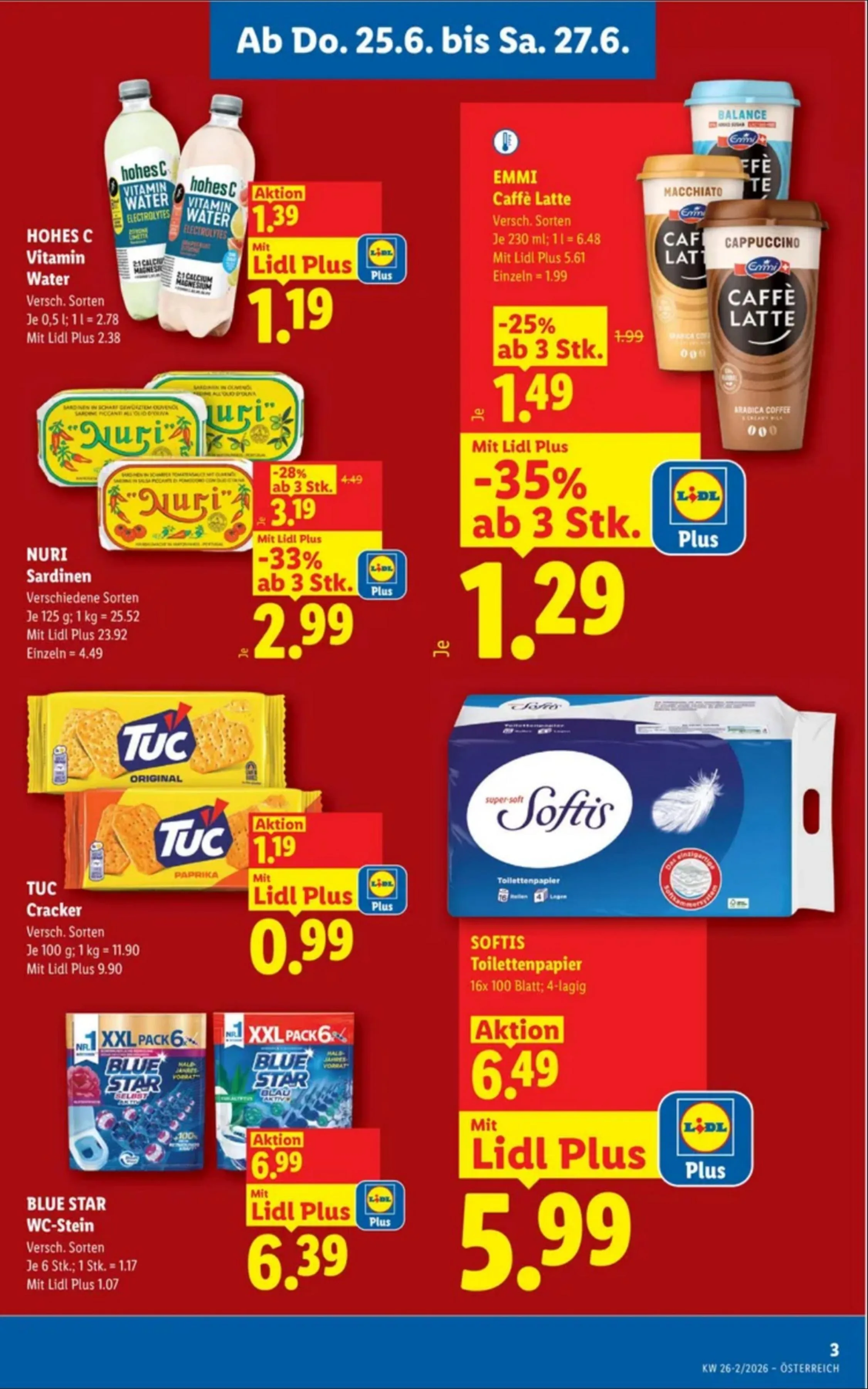 Lidl akciós újság Ausztria 06.25–07.01 – 3. oldal