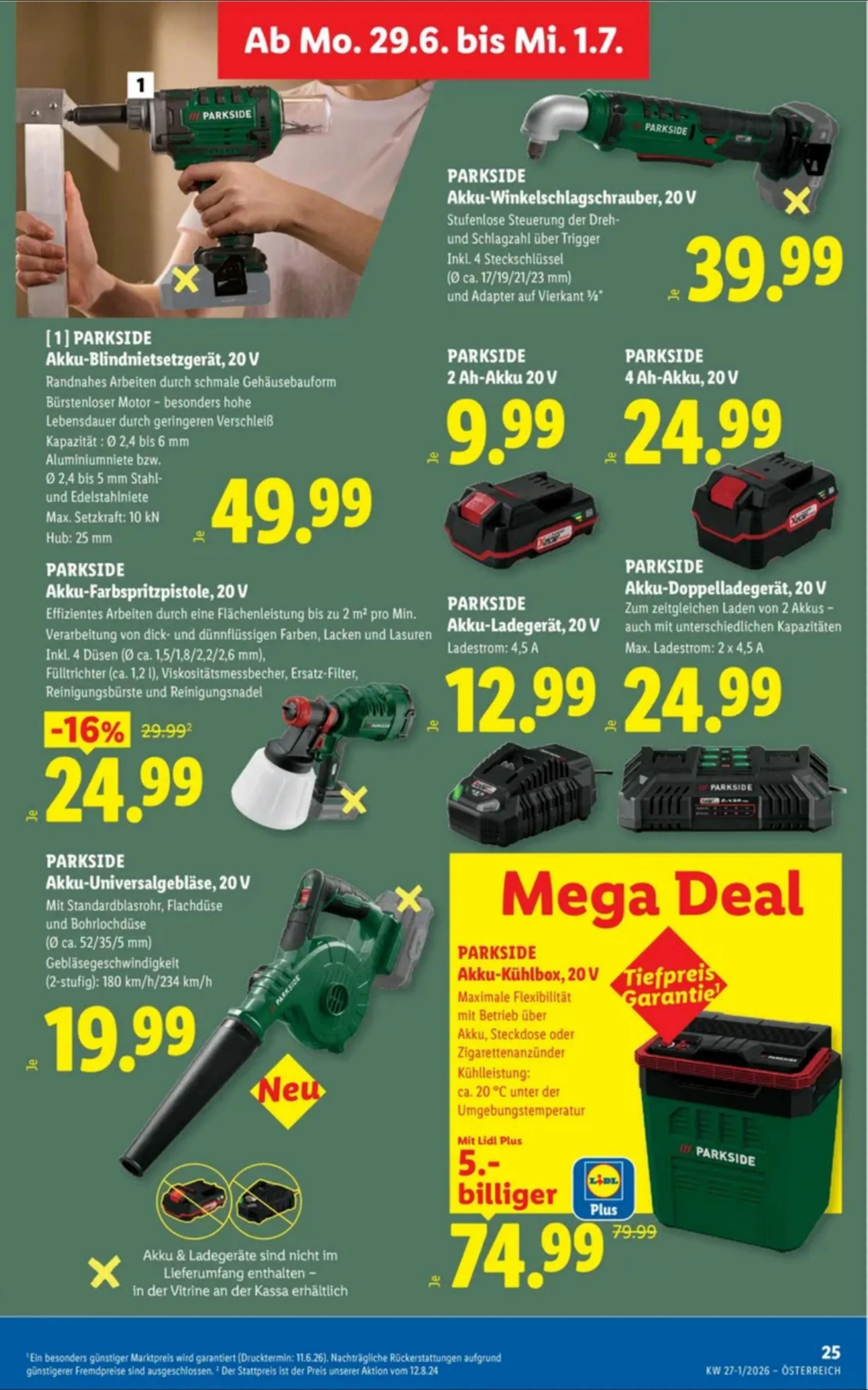 Lidl akciós újság Ausztria 06.25–07.01 – 30. oldal