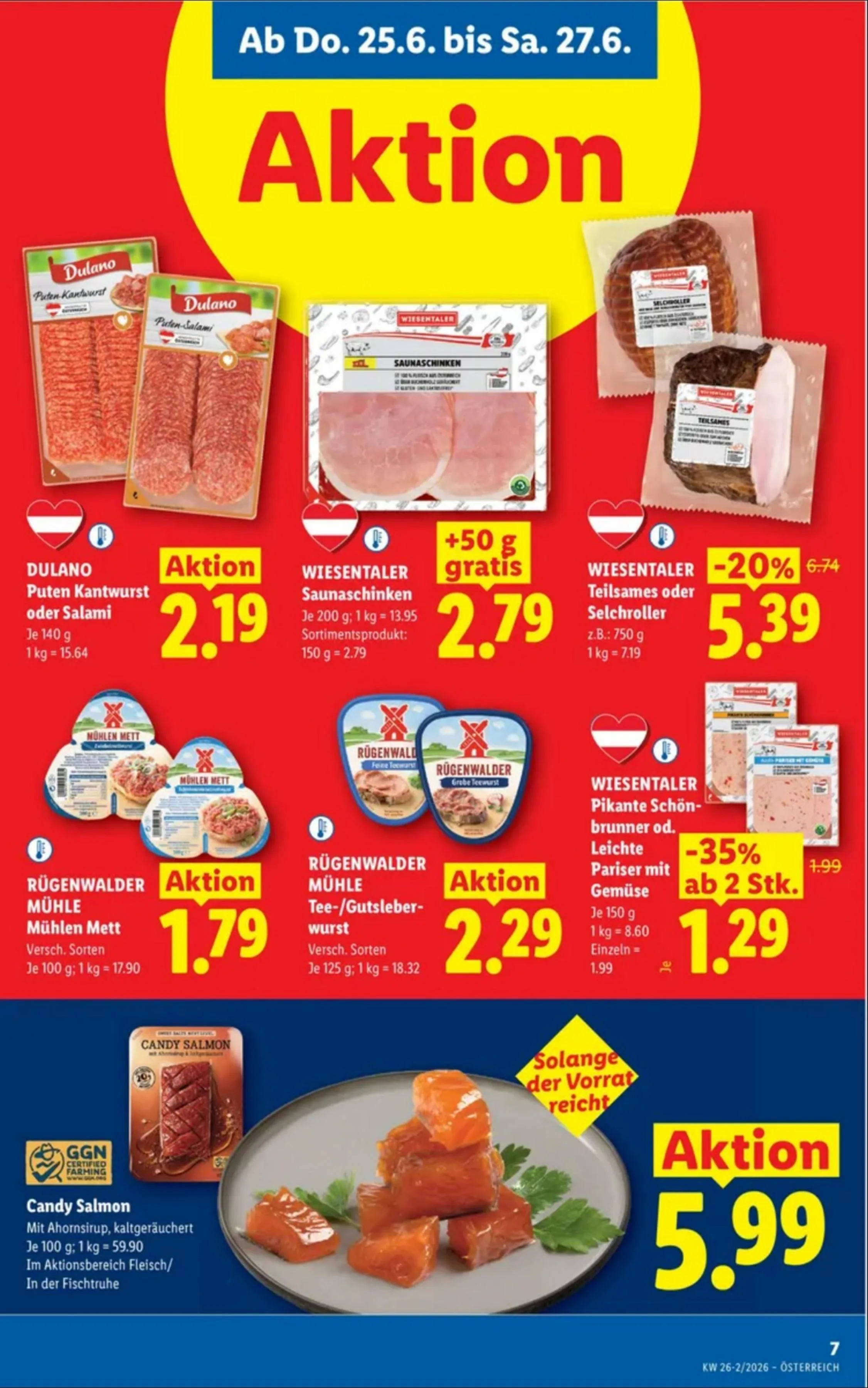 Lidl akciós újság Ausztria 06.25–07.01 – 9. oldal