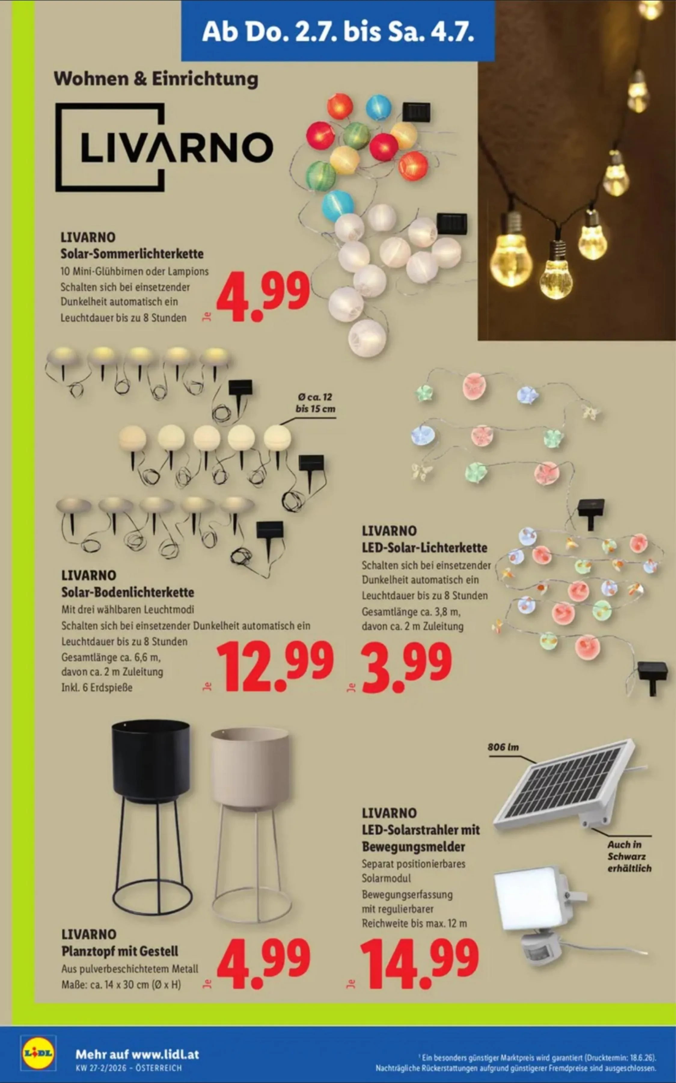Lidl akciós újság Ausztria 07.02–07.08 – 20. oldal