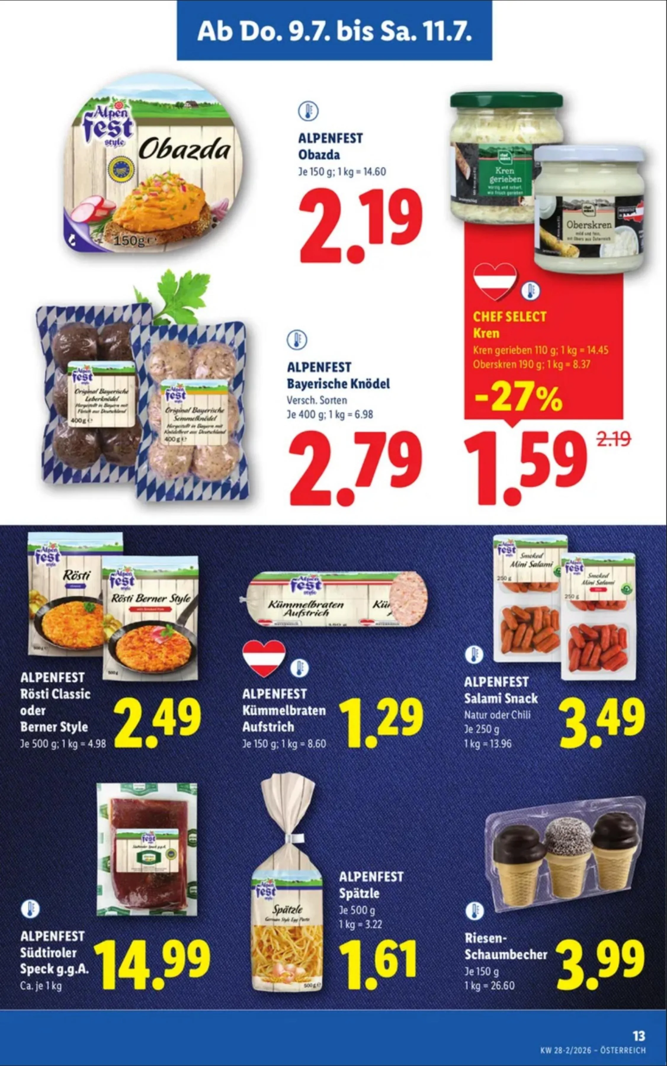 Lidl akciós újság Ausztria 07.09–07.15 – 15. oldal