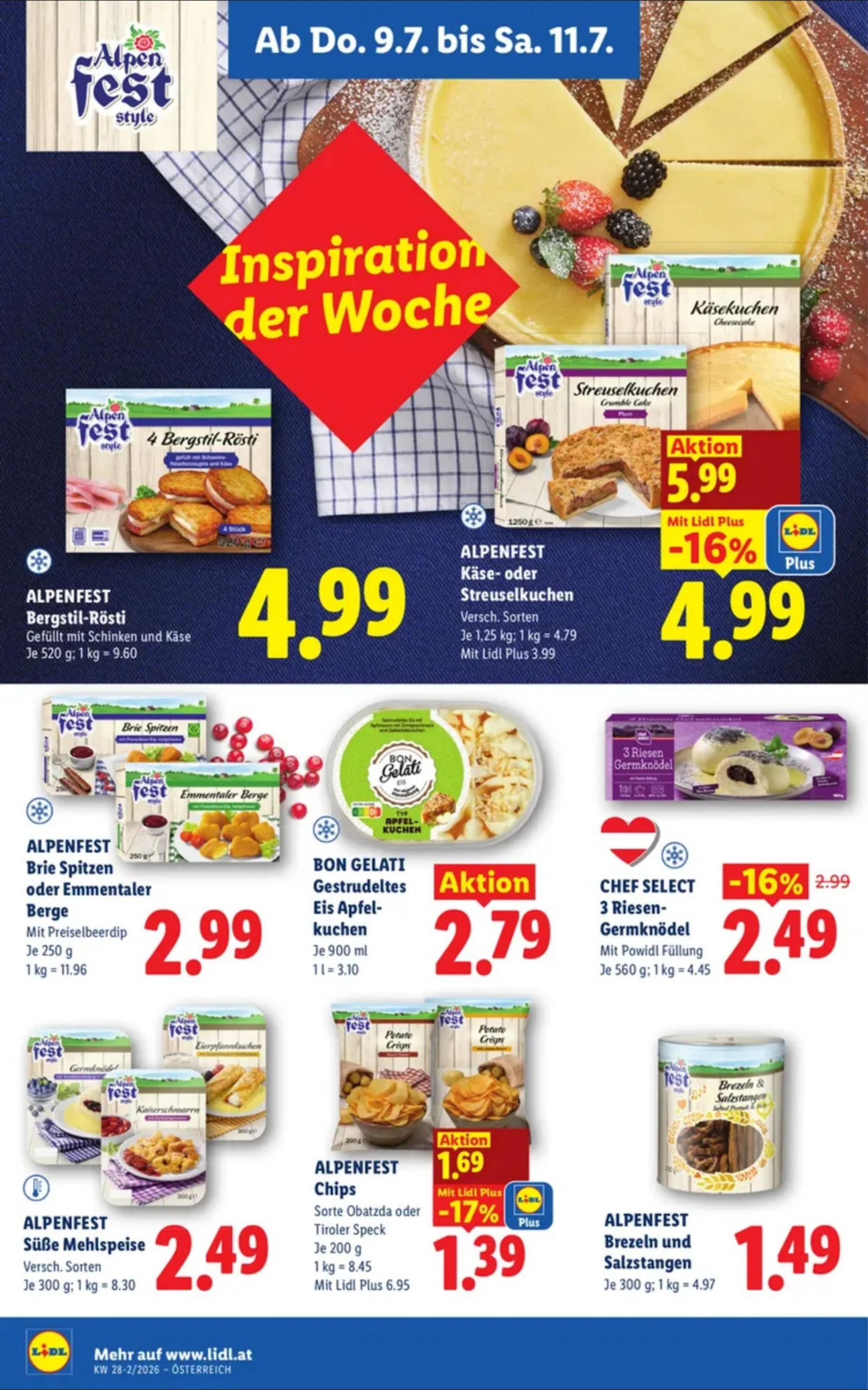 Lidl akciós újság Ausztria 07.09–07.15 – 16. oldal