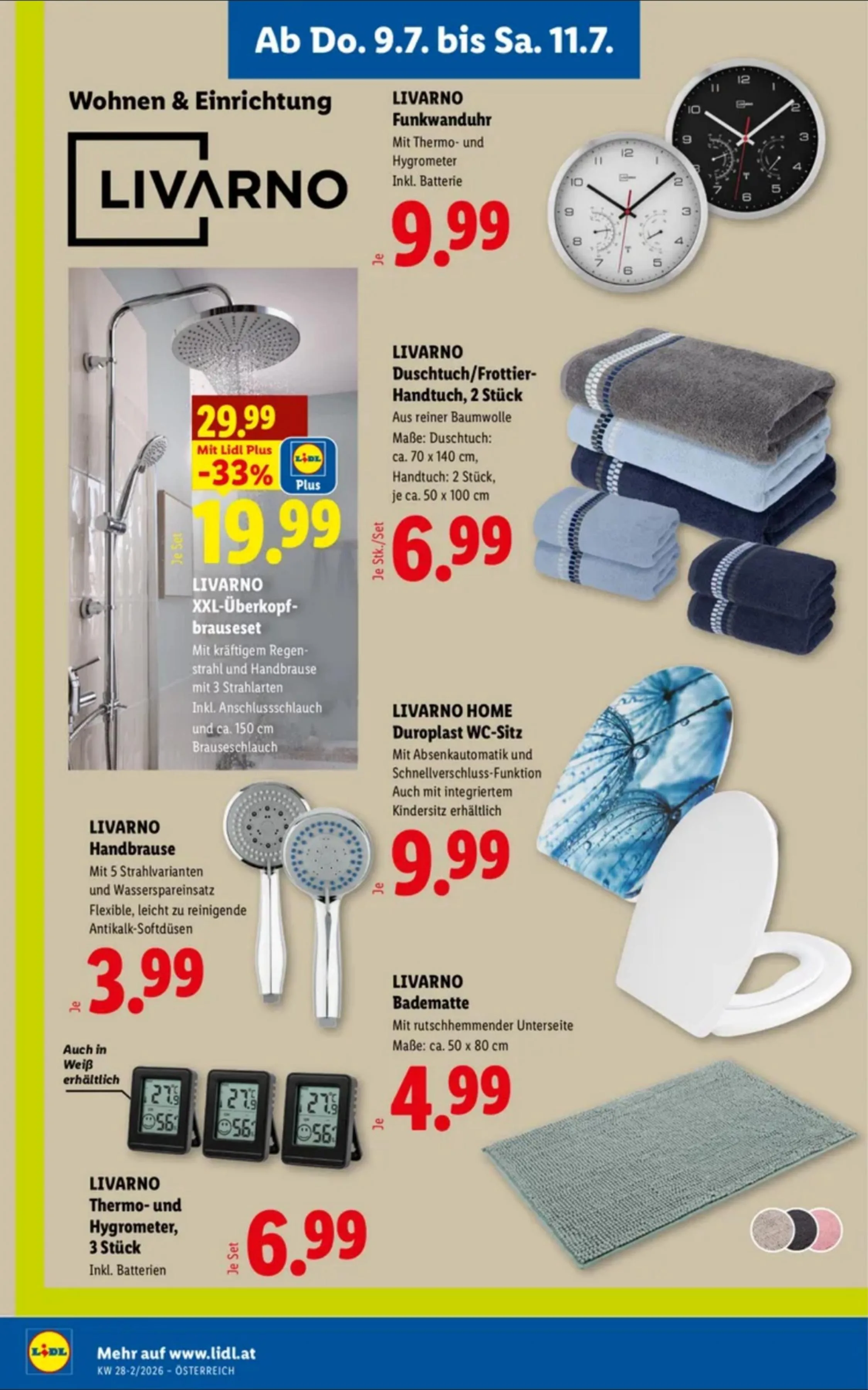 Lidl akciós újság Ausztria 07.09–07.15 – 22. oldal