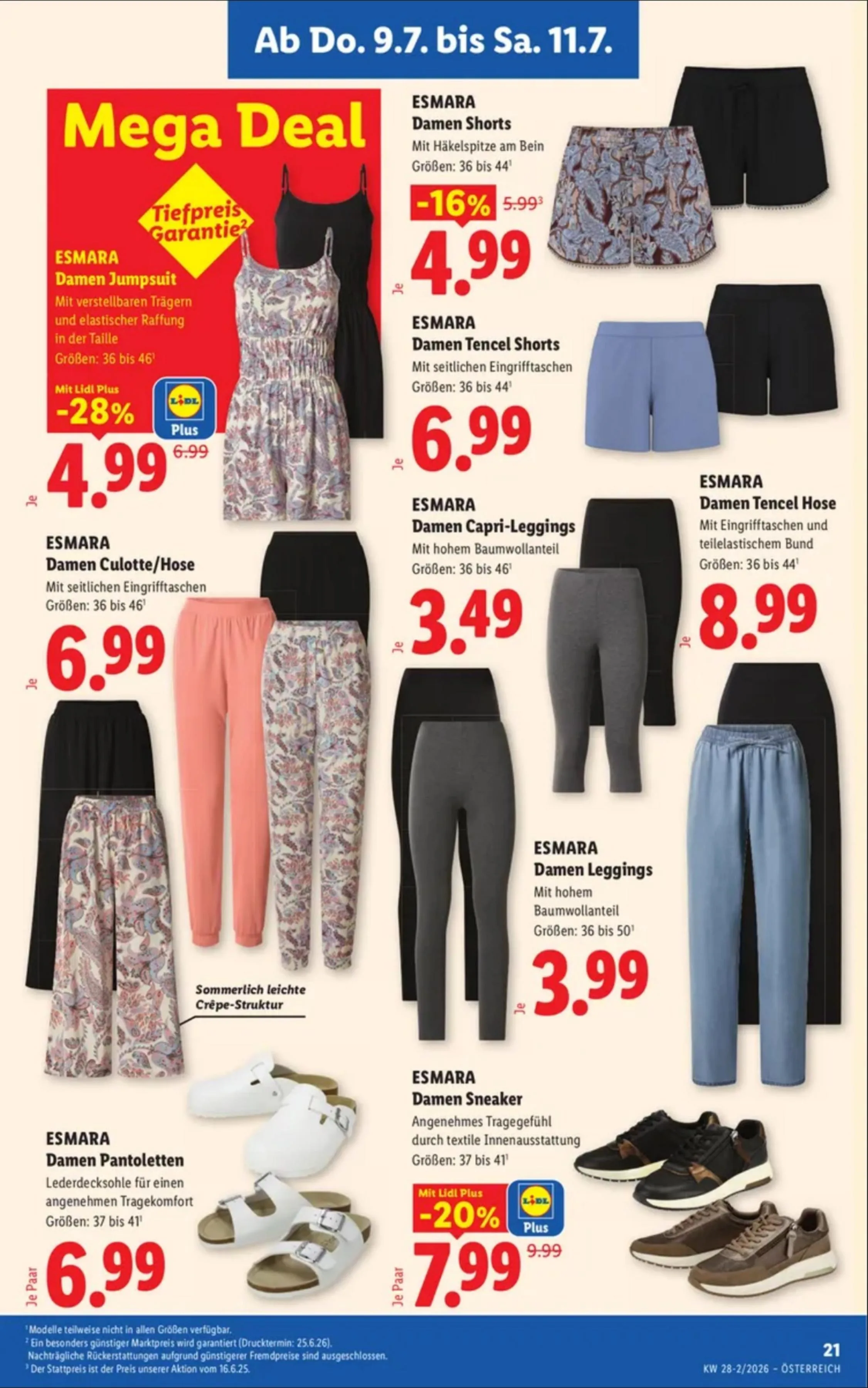 Lidl akciós újság Ausztria 07.09–07.15 – 25. oldal