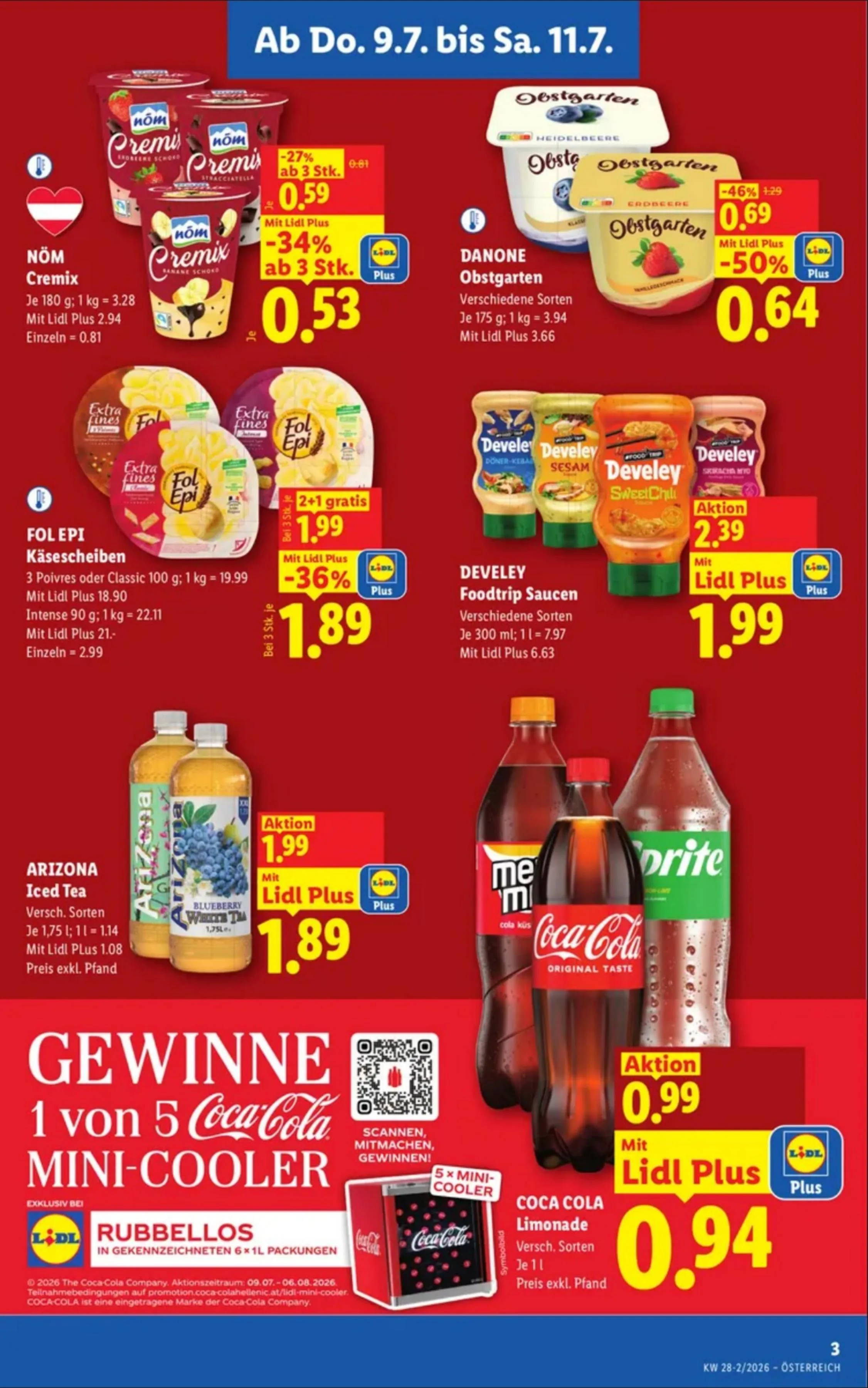 Lidl akciós újság Ausztria 07.09–07.15 – 3. oldal