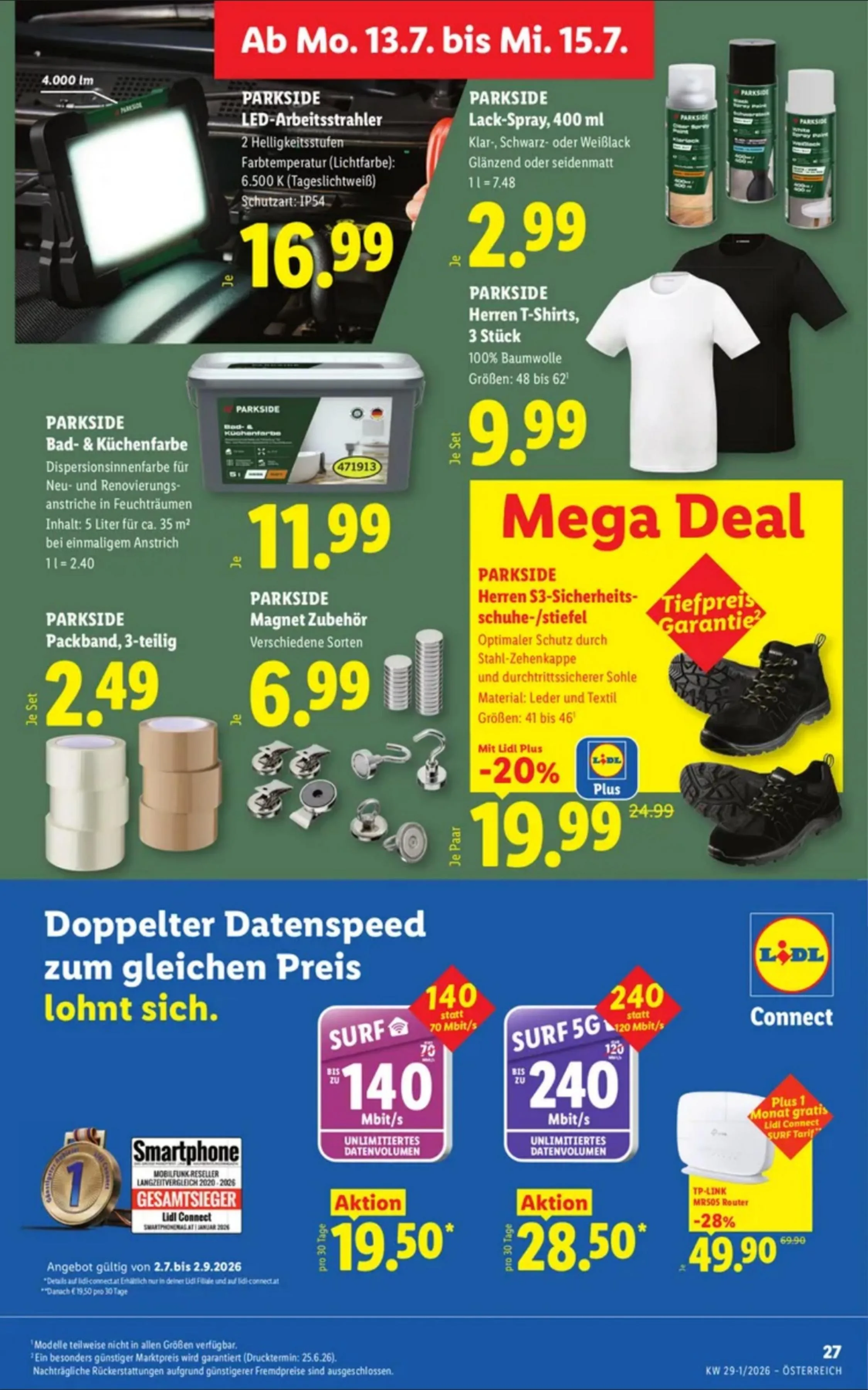 Lidl akciós újság Ausztria 07.09–07.15 – 34. oldal