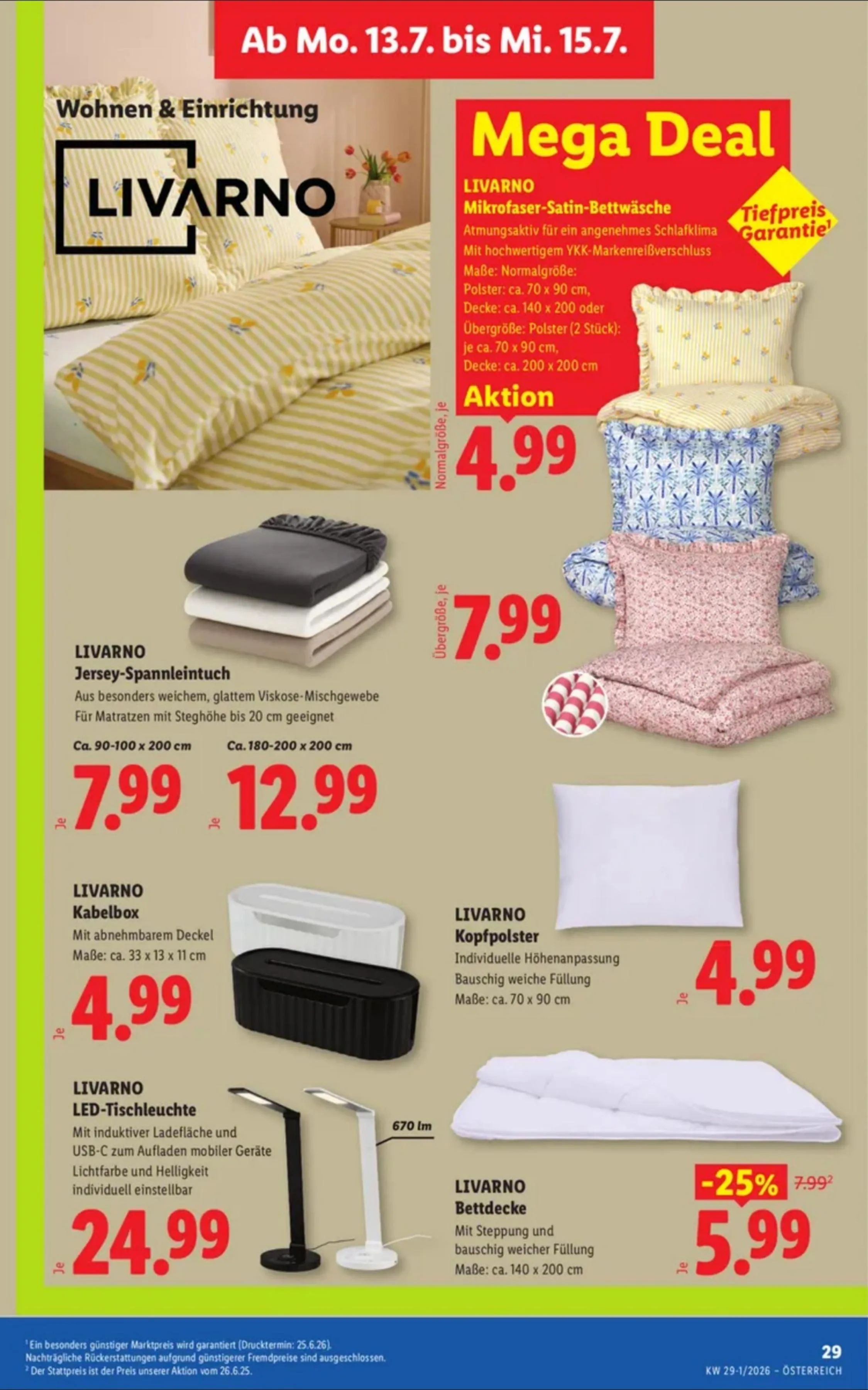 Lidl akciós újság Ausztria 07.09–07.15 – 36. oldal