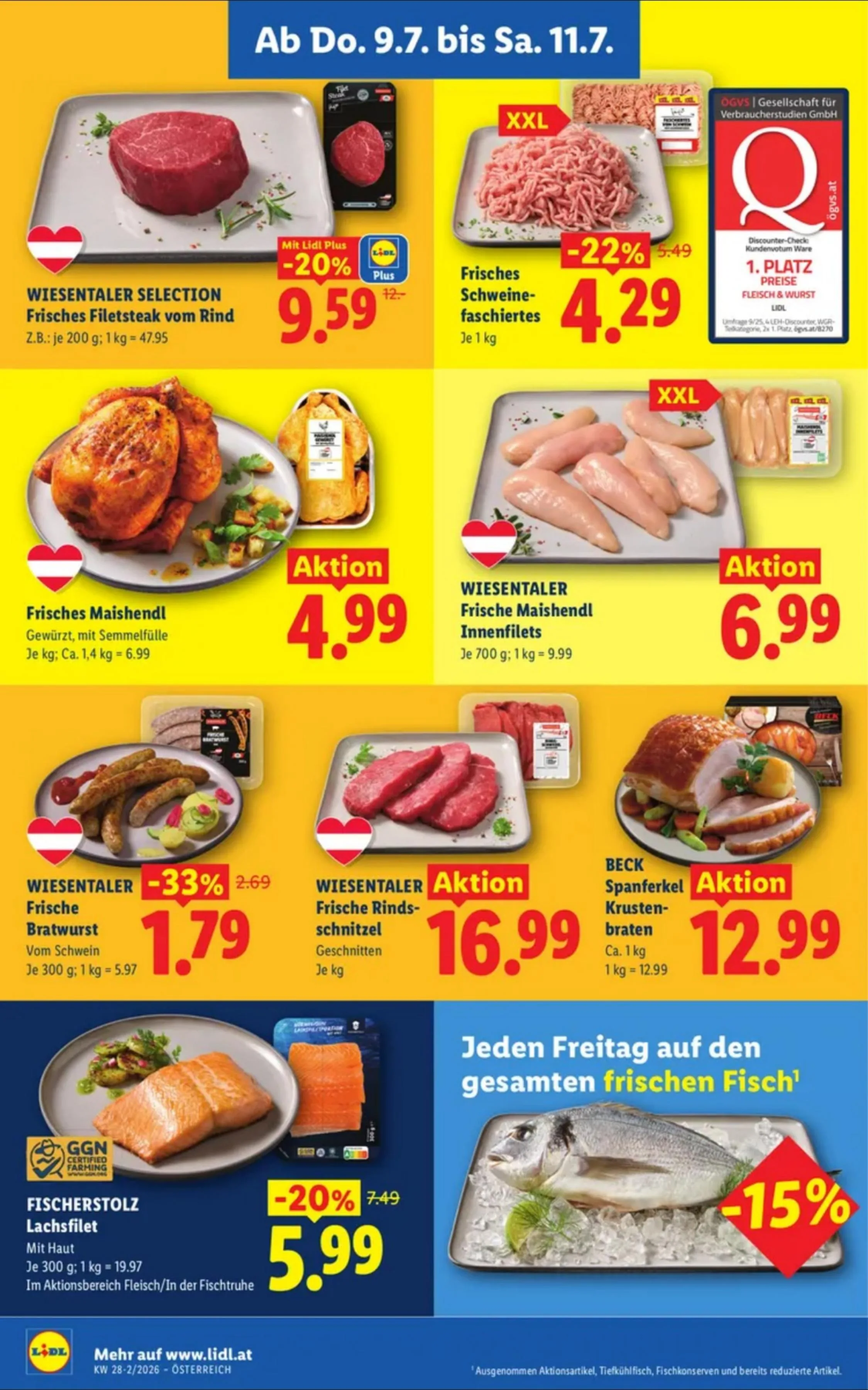 Lidl akciós újság Ausztria 07.09–07.15 – 8. oldal