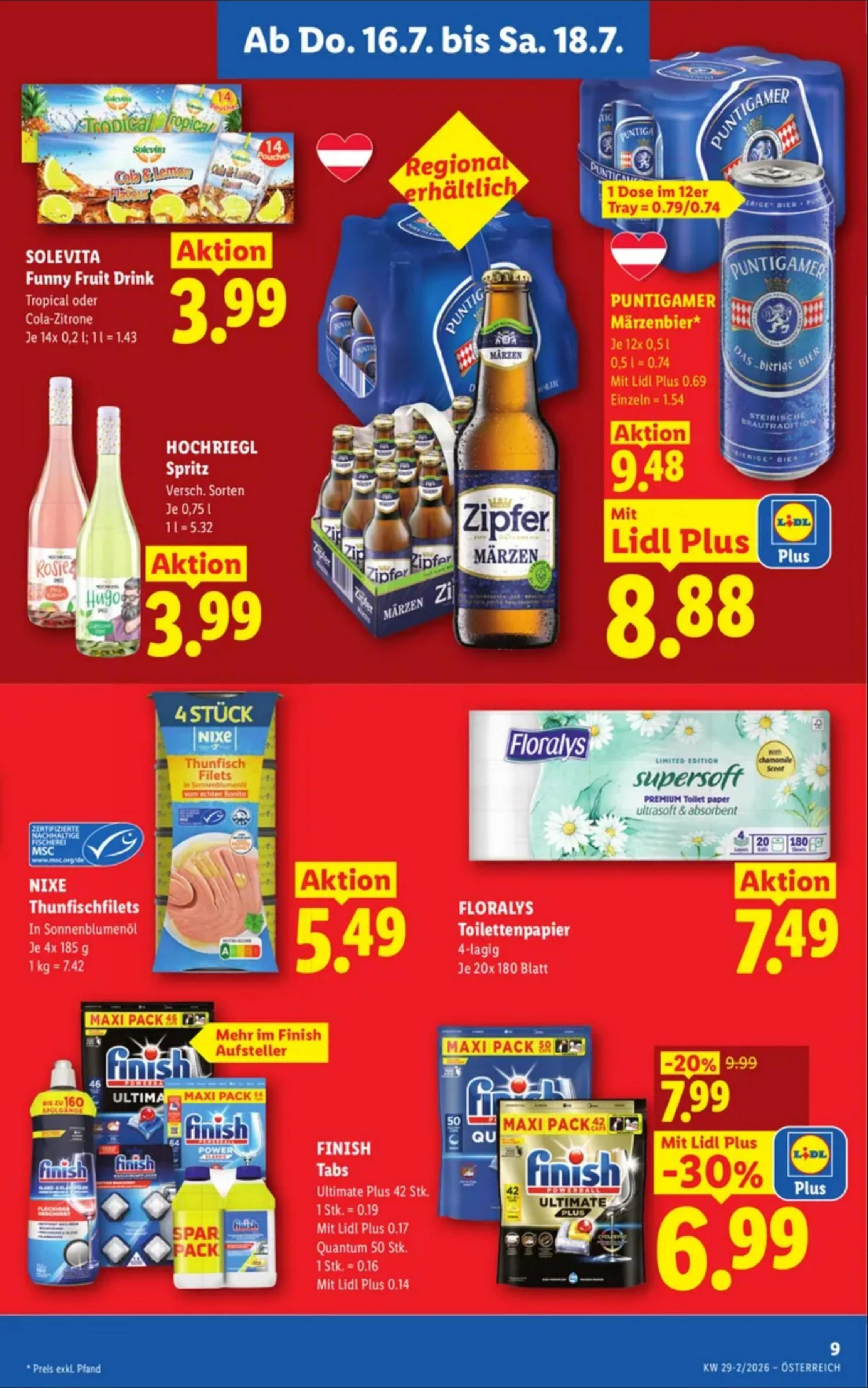 Lidl akciós újság Ausztria 07.16–07.22 – 11. oldal