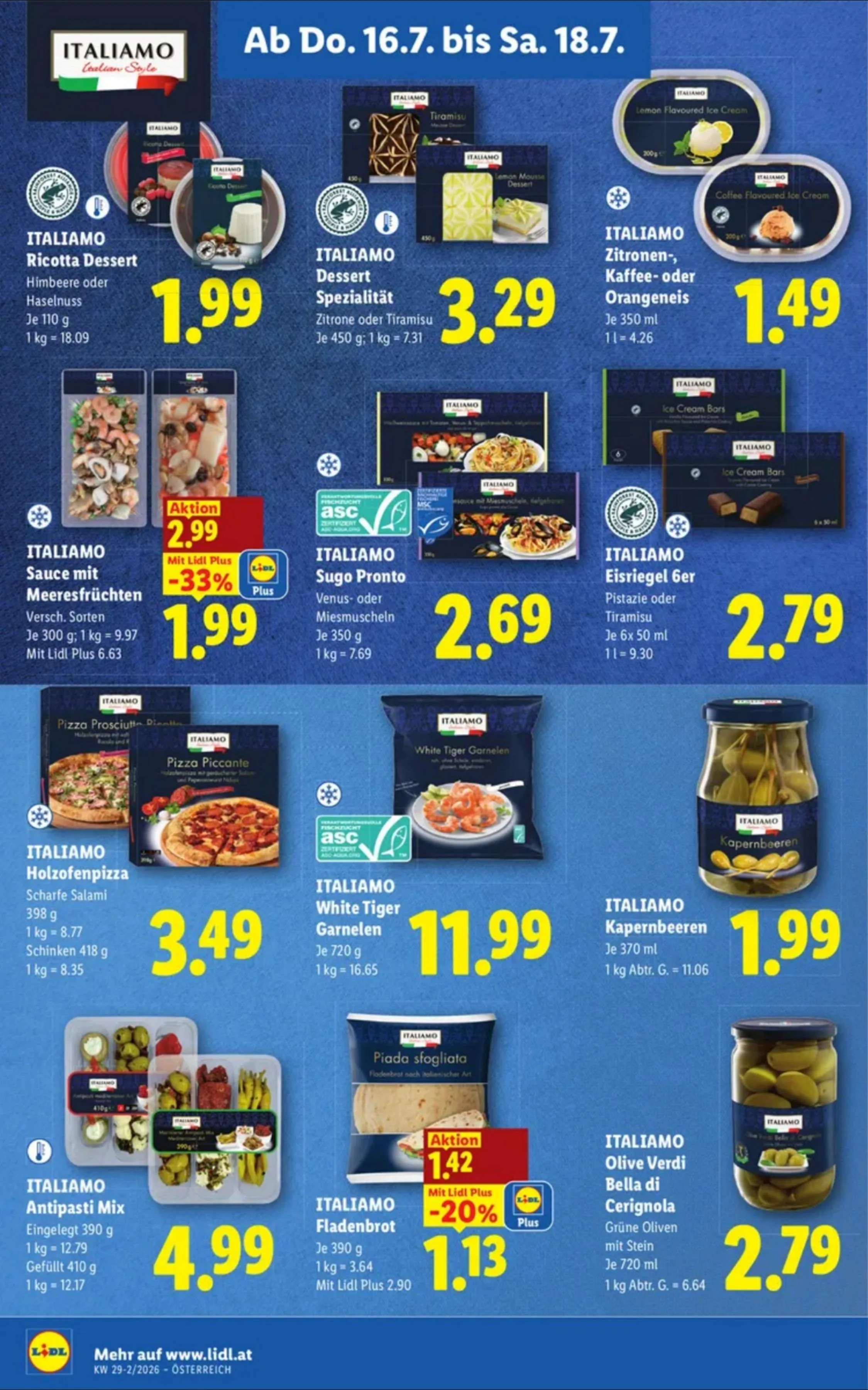 Lidl akciós újság Ausztria 07.16–07.22 – 16. oldal