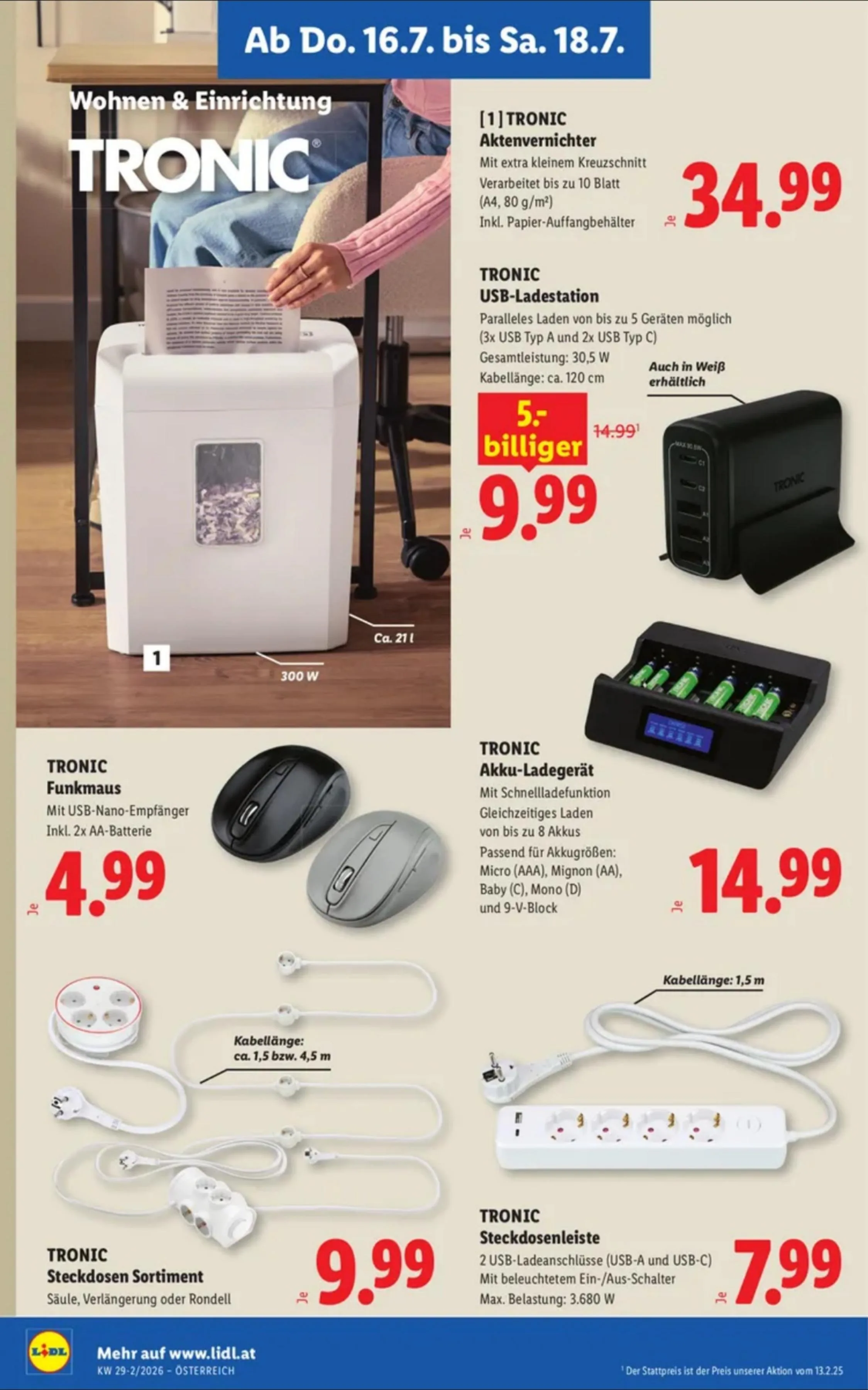 Lidl akciós újság Ausztria 07.16–07.22 – 22. oldal
