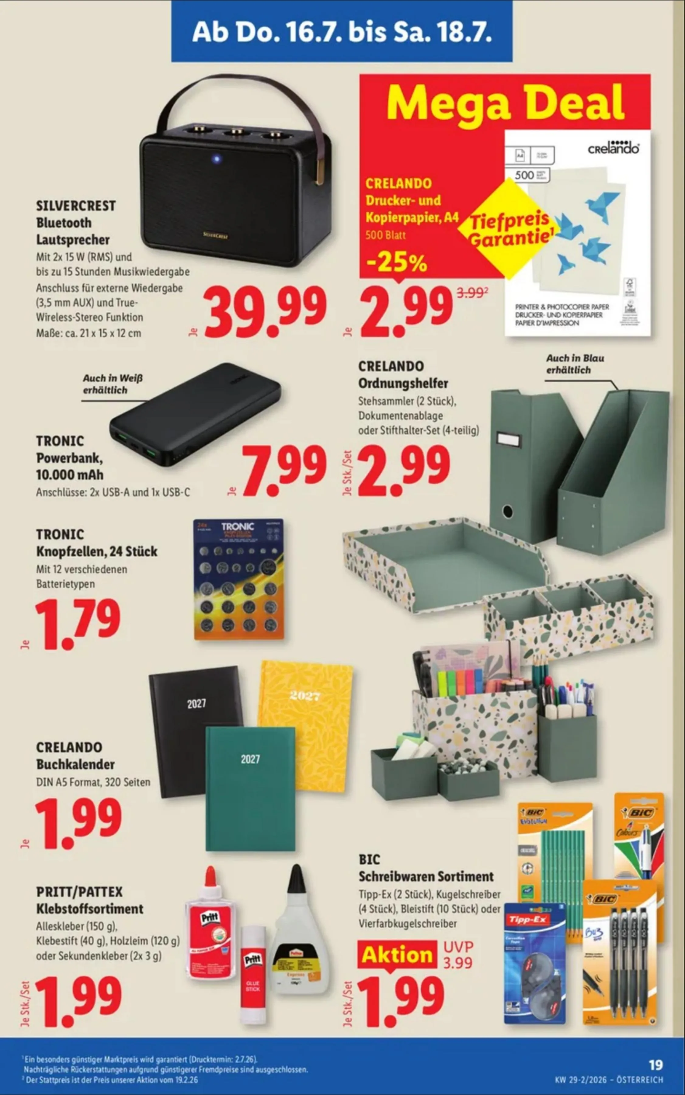 Lidl akciós újság Ausztria 07.16–07.22 – 23. oldal