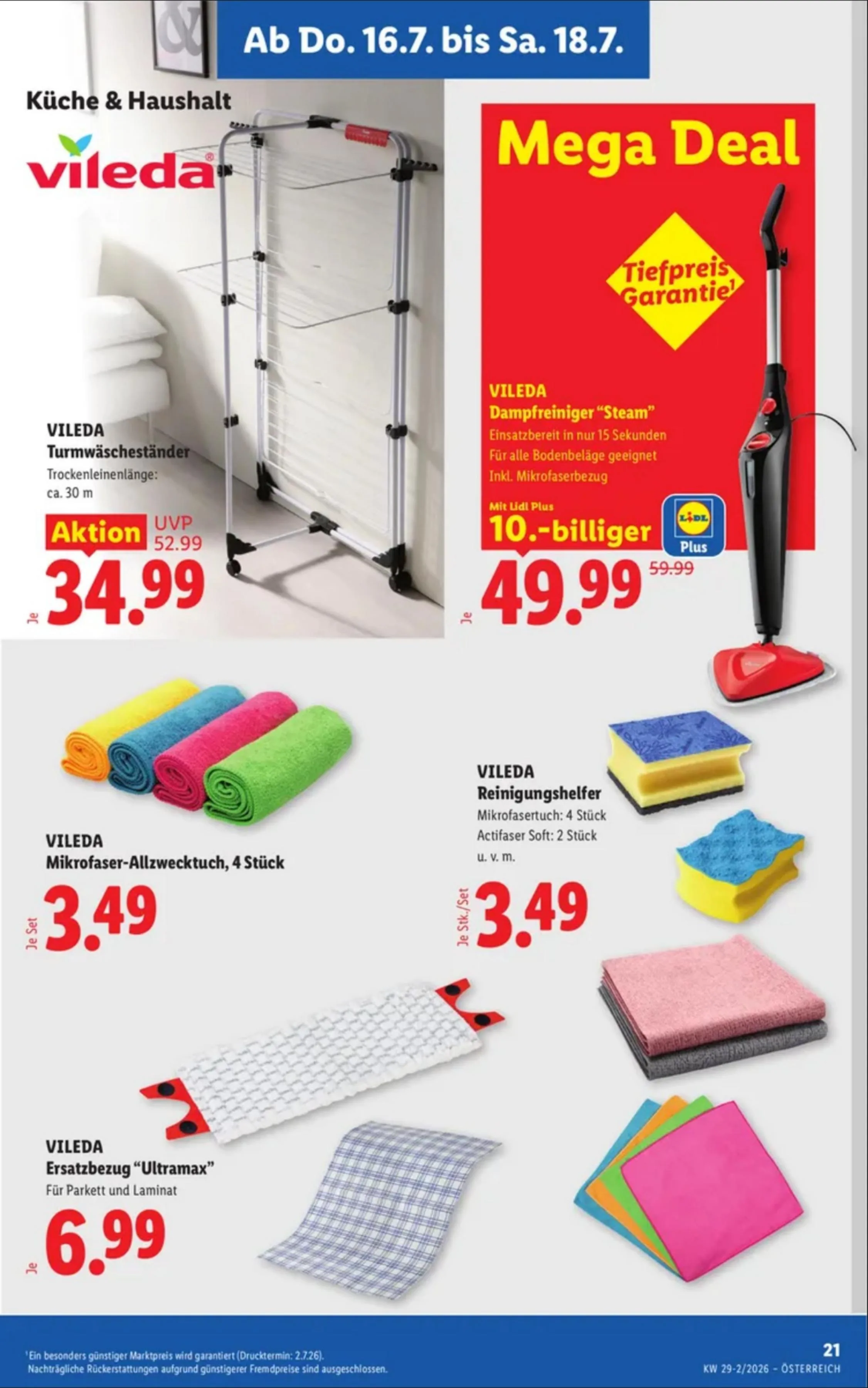 Lidl akciós újság Ausztria 07.16–07.22 – 25. oldal