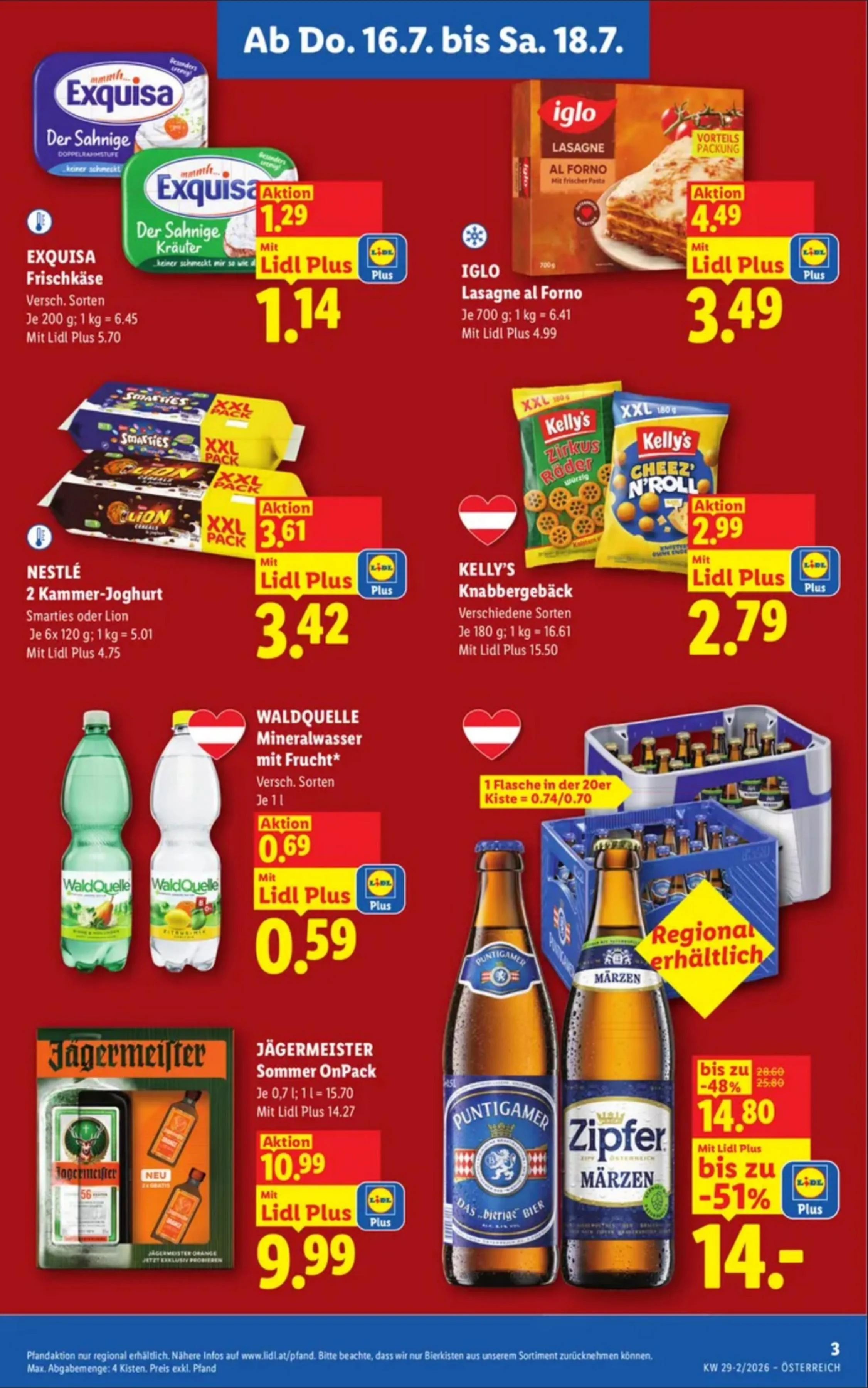 Lidl akciós újság Ausztria 07.16–07.22 – 3. oldal