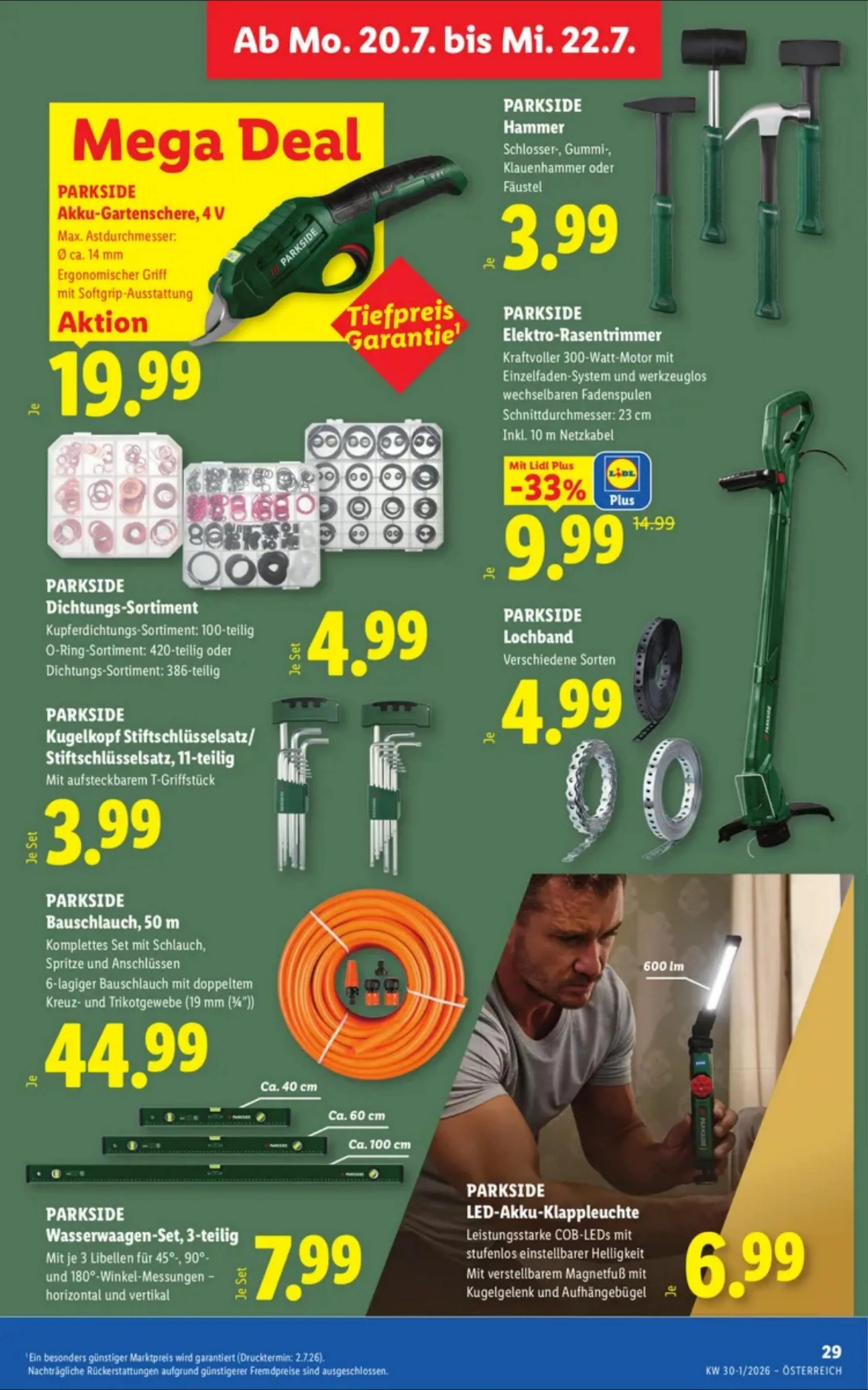 Lidl akciós újság Ausztria 07.16–07.22 – 34. oldal