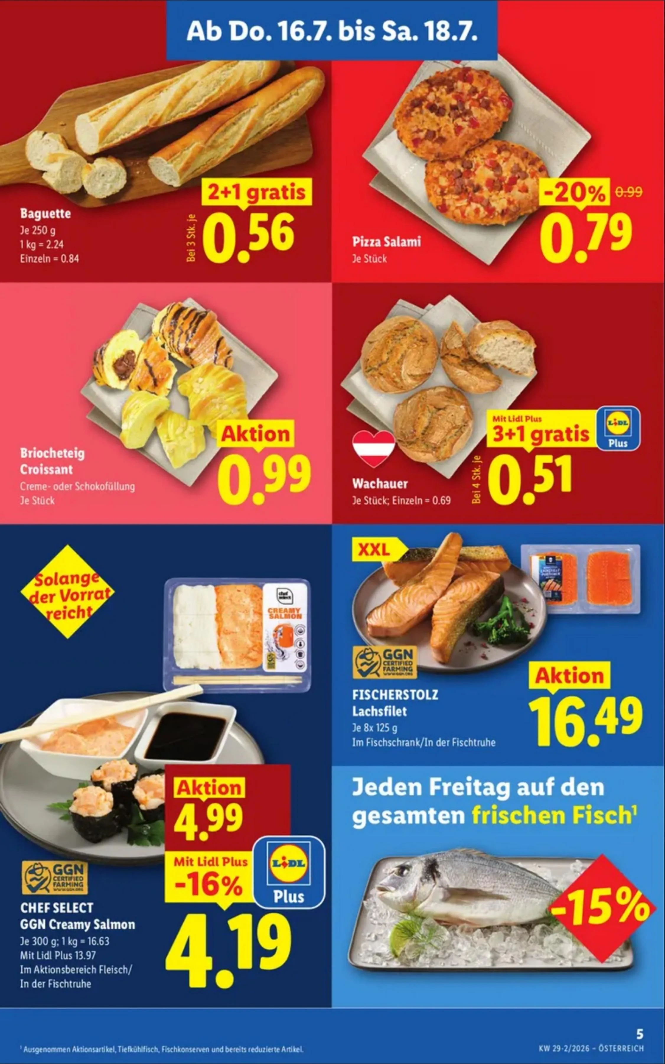 Lidl akciós újság Ausztria 07.16–07.22 – 7. oldal