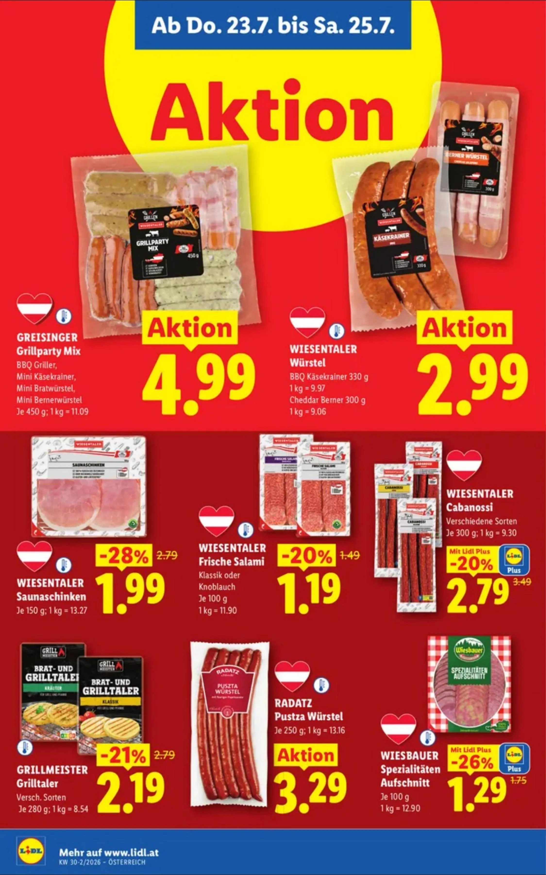 Lidl akciós újság Ausztria 07.23–07.29 – 10. oldal