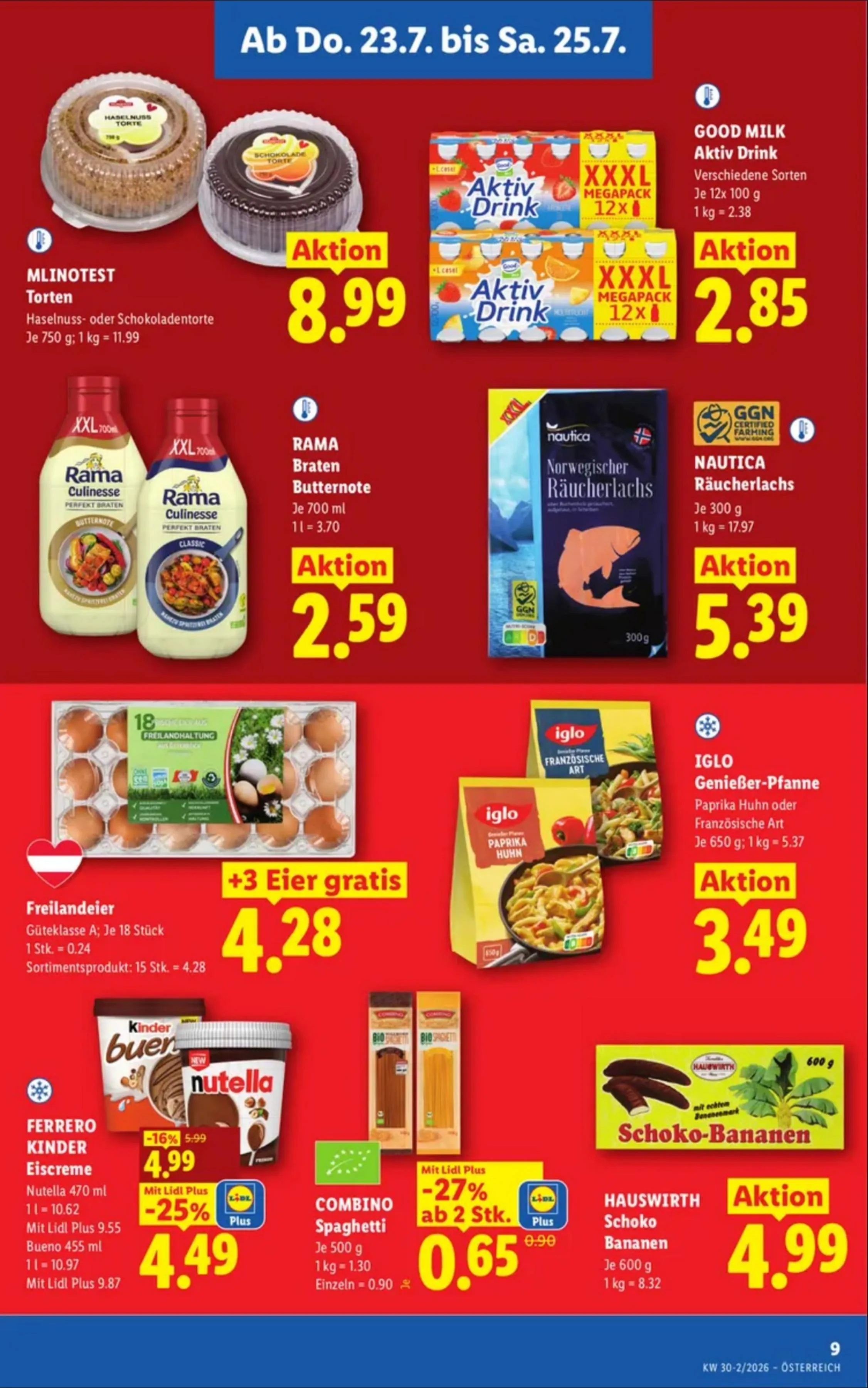 Lidl akciós újság Ausztria 07.23–07.29 – 11. oldal