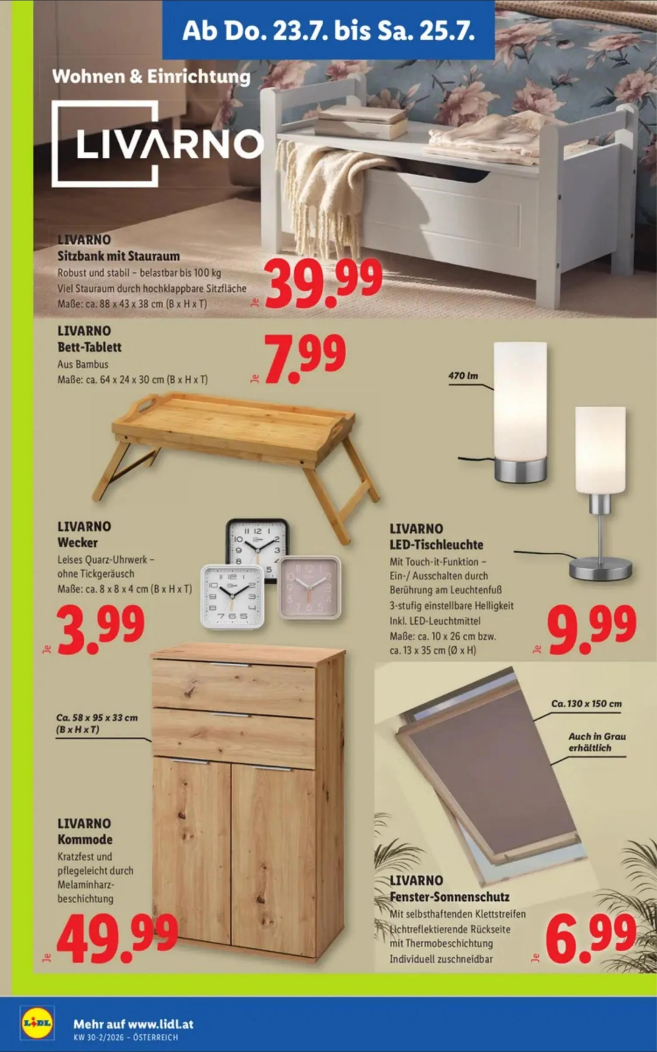 Lidl akciós újság Ausztria 07.23–07.29 – 24. oldal