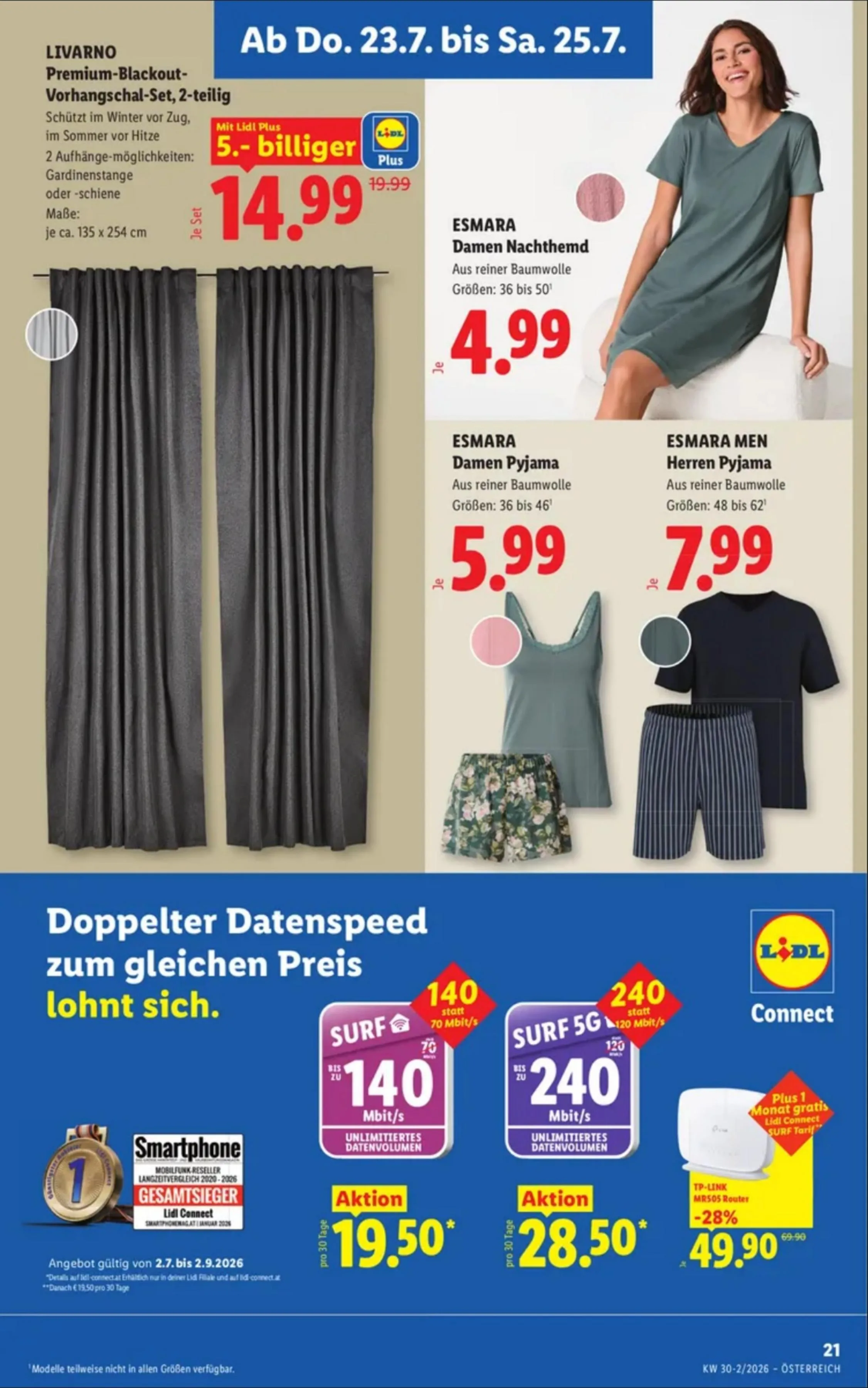 Lidl akciós újság Ausztria 07.23–07.29 – 25. oldal