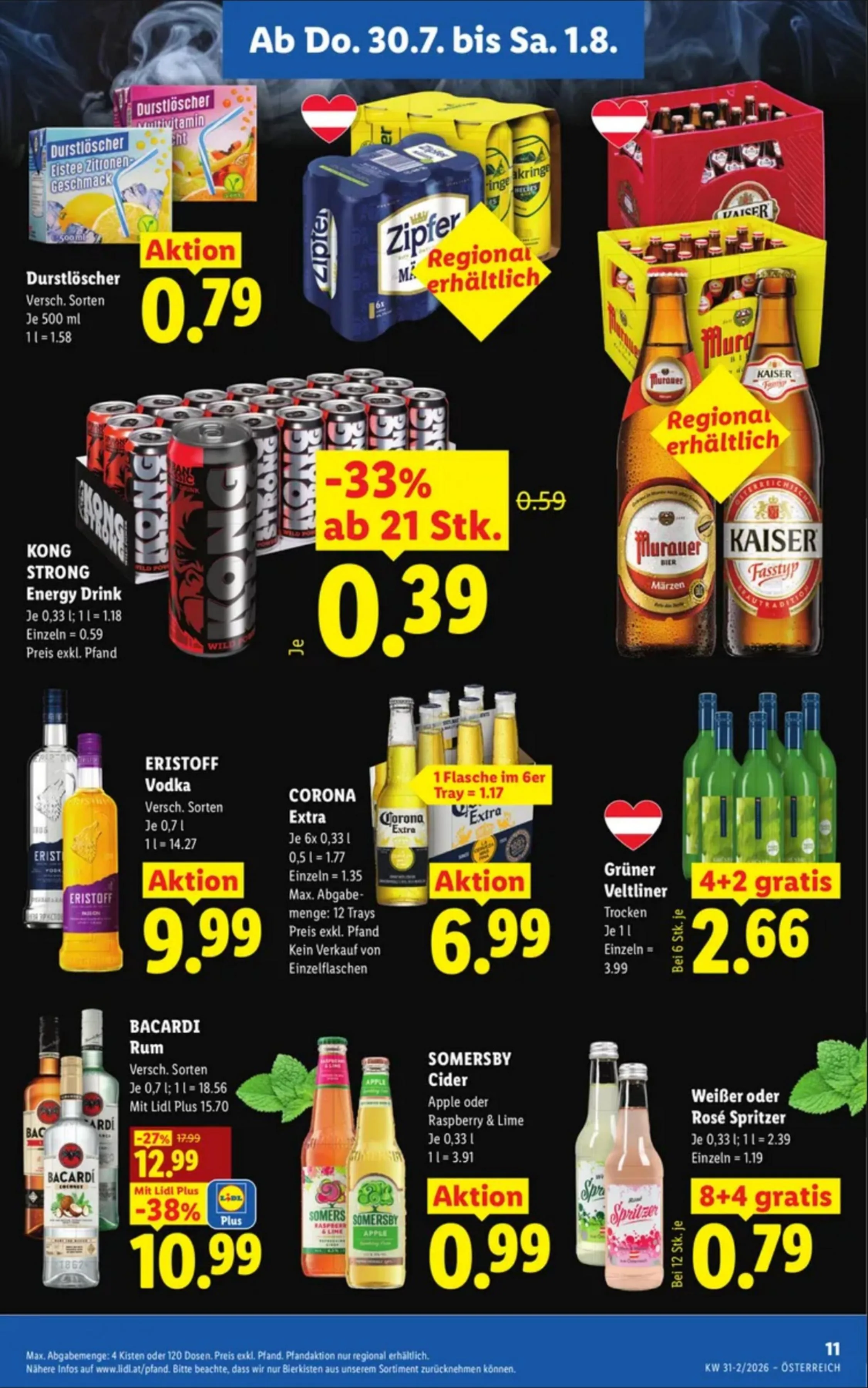 Lidl akciós újság Ausztria 07.30–08.05 – 13. oldal
