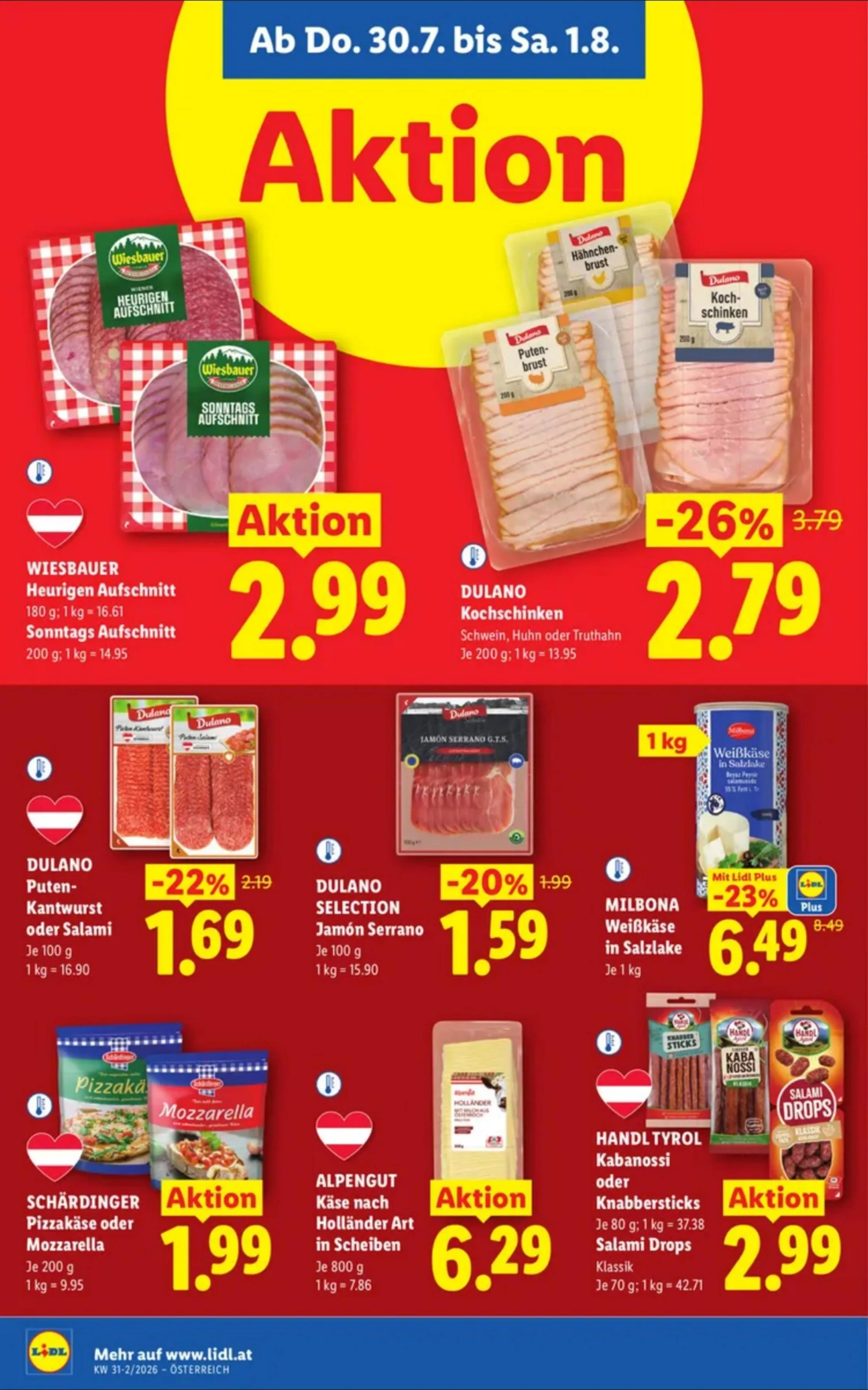 Lidl akciós újság Ausztria 07.30–08.05 – 14. oldal