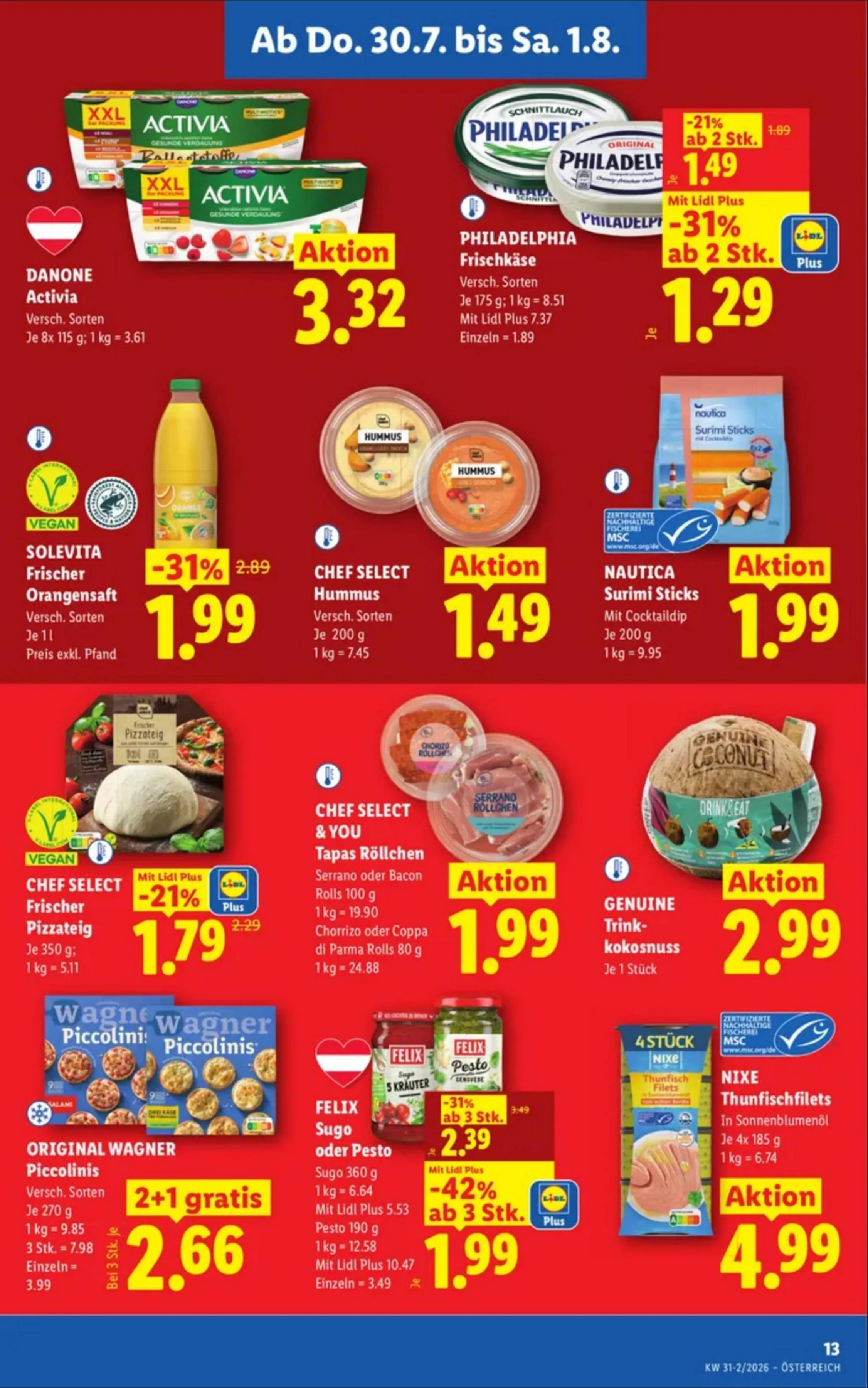 Lidl akciós újság Ausztria 07.30–08.05 – 15. oldal