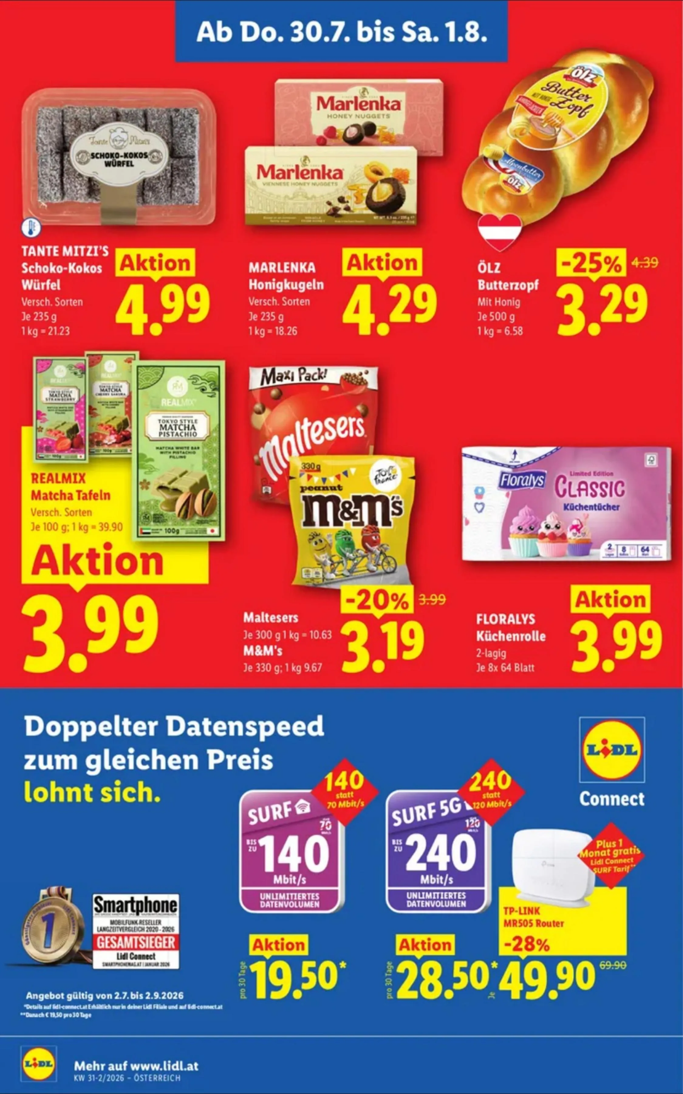 Lidl akciós újság Ausztria 07.30–08.05 – 16. oldal