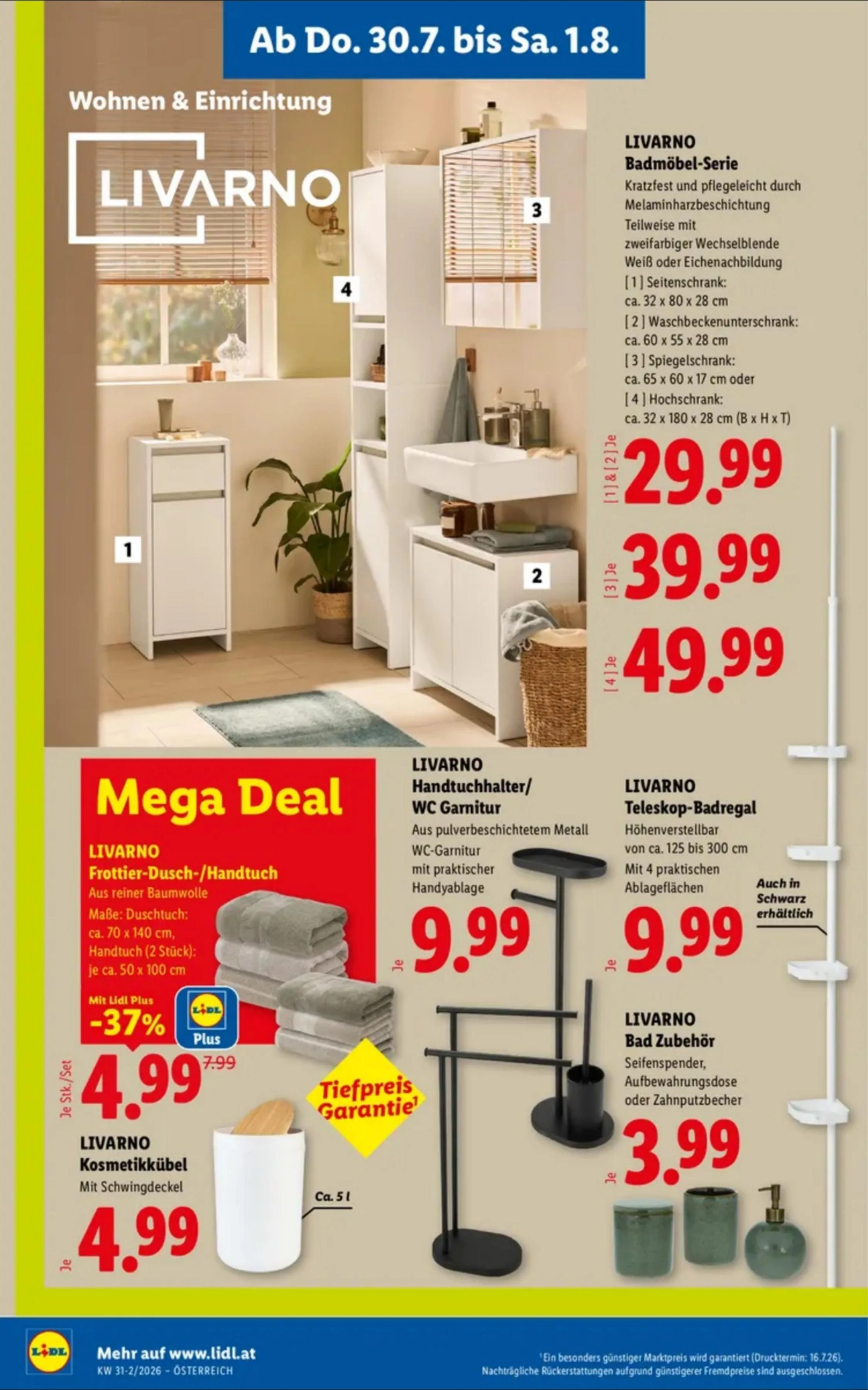Lidl akciós újság Ausztria 07.30–08.05 – 22. oldal