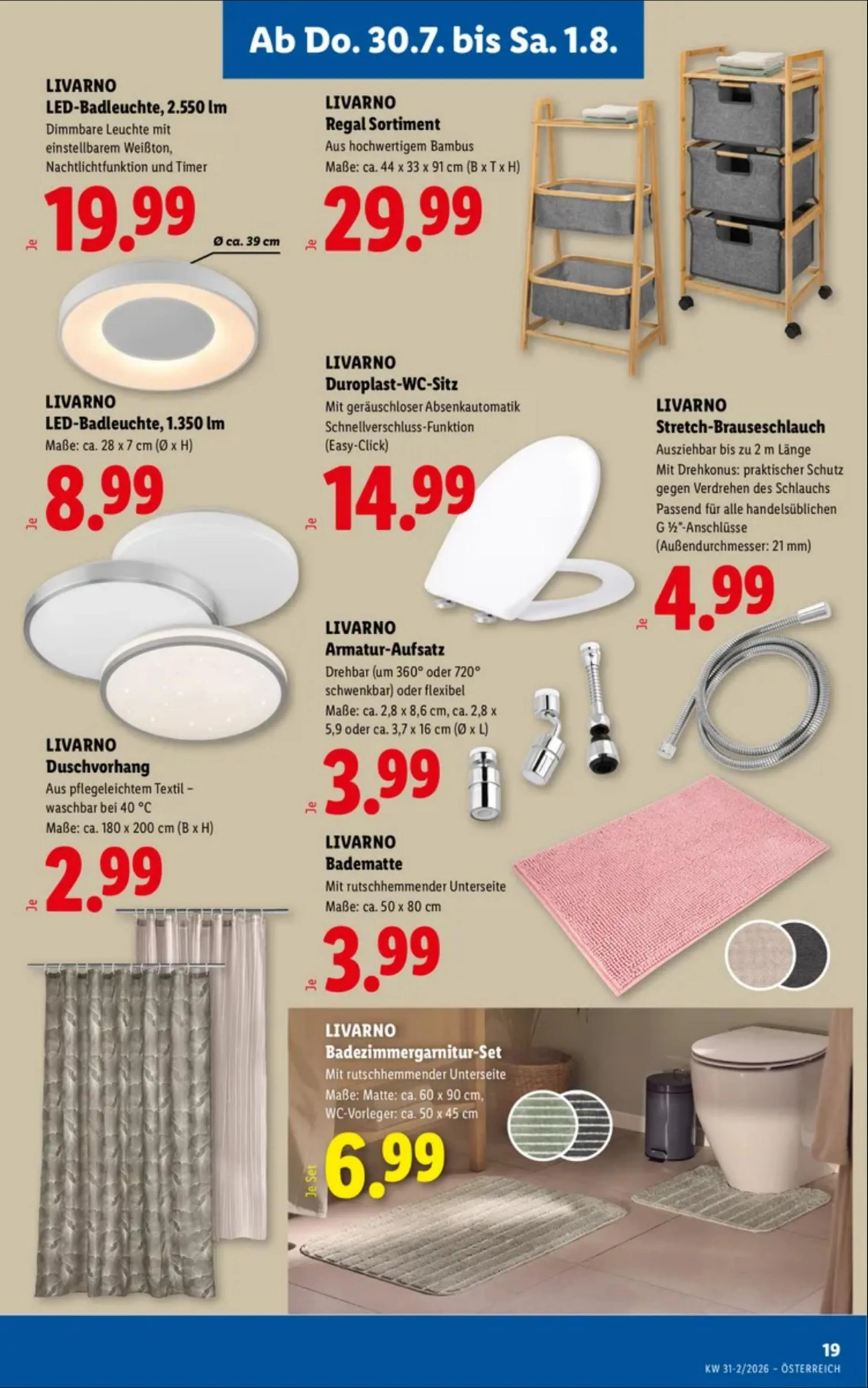 Lidl akciós újság Ausztria 07.30–08.05 – 23. oldal