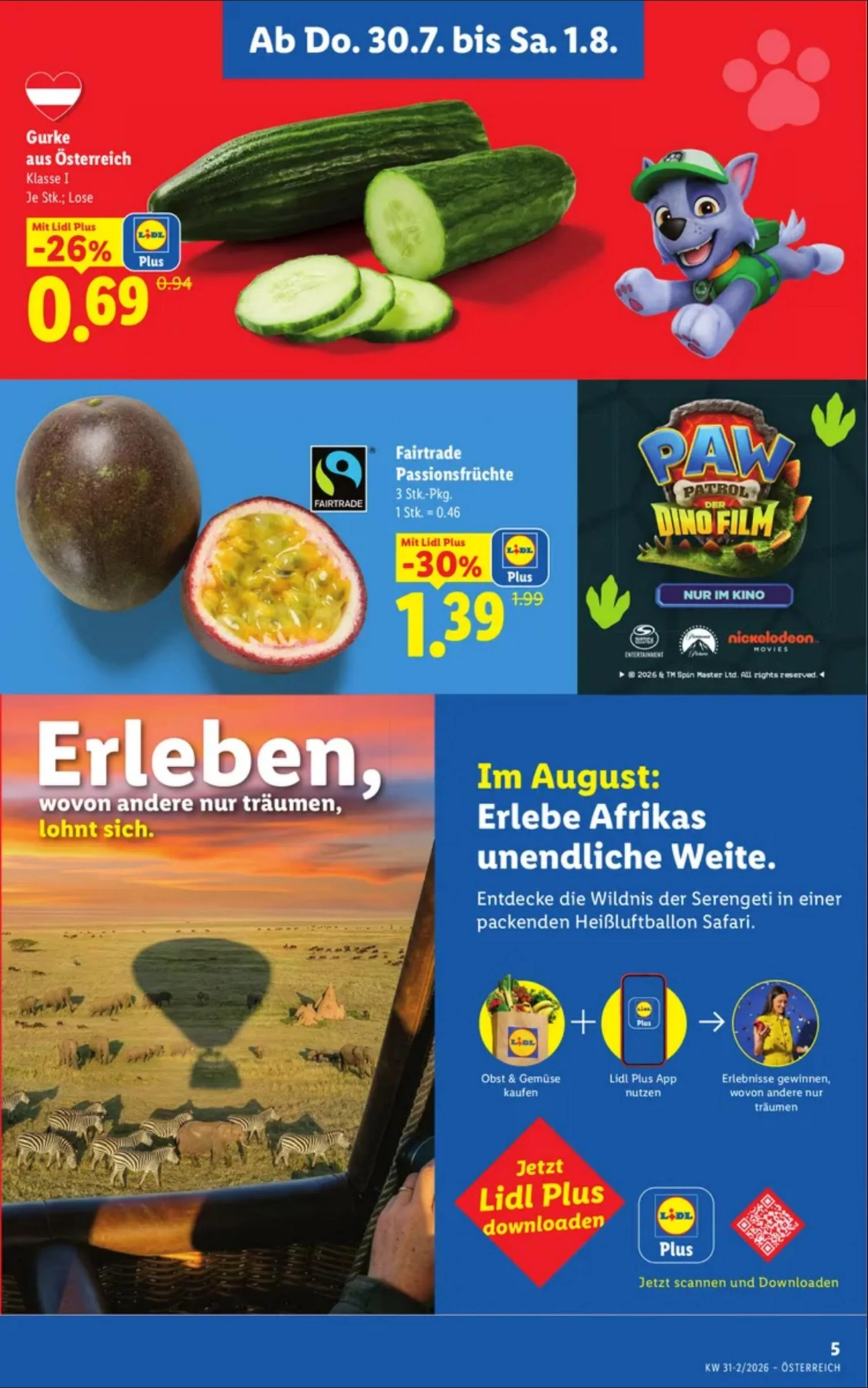 Lidl akciós újság Ausztria 07.30–08.05 – 7. oldal