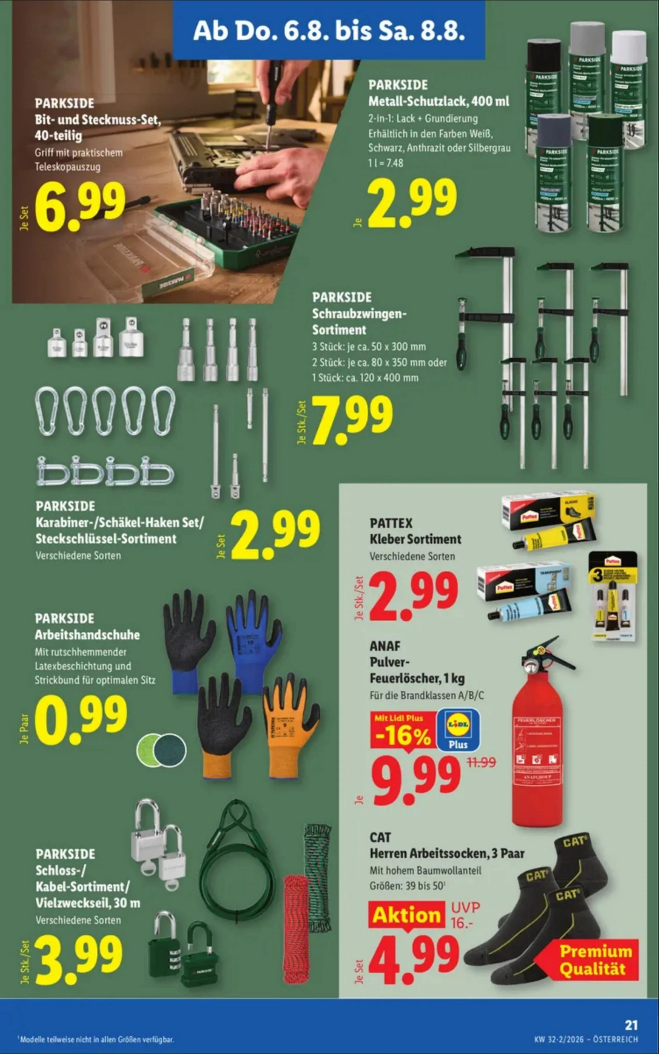 Lidl akciós újság Ausztria 08.06–08.12 – 25. oldal