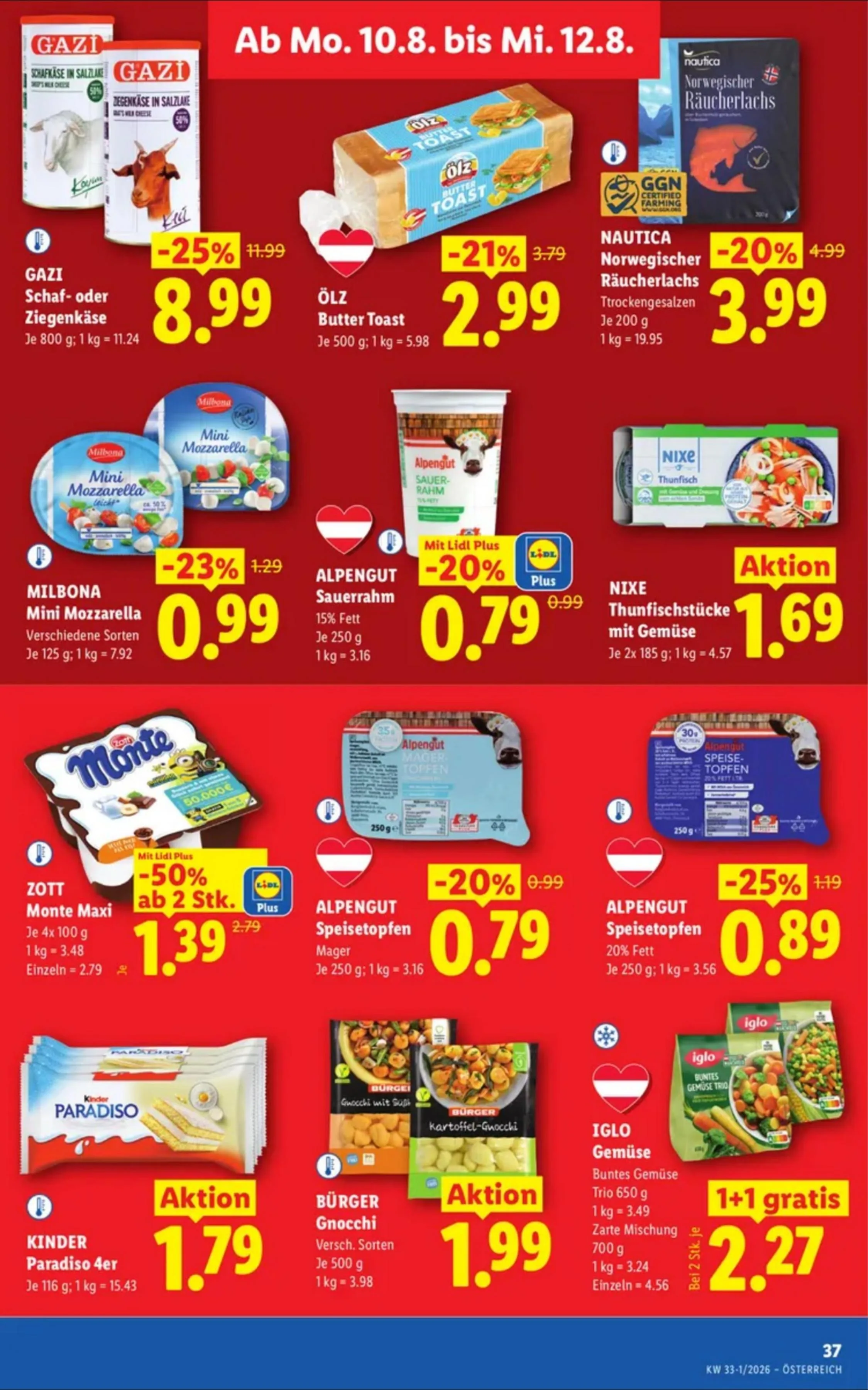 Lidl akciós újság Ausztria 08.06–08.12 – 44. oldal