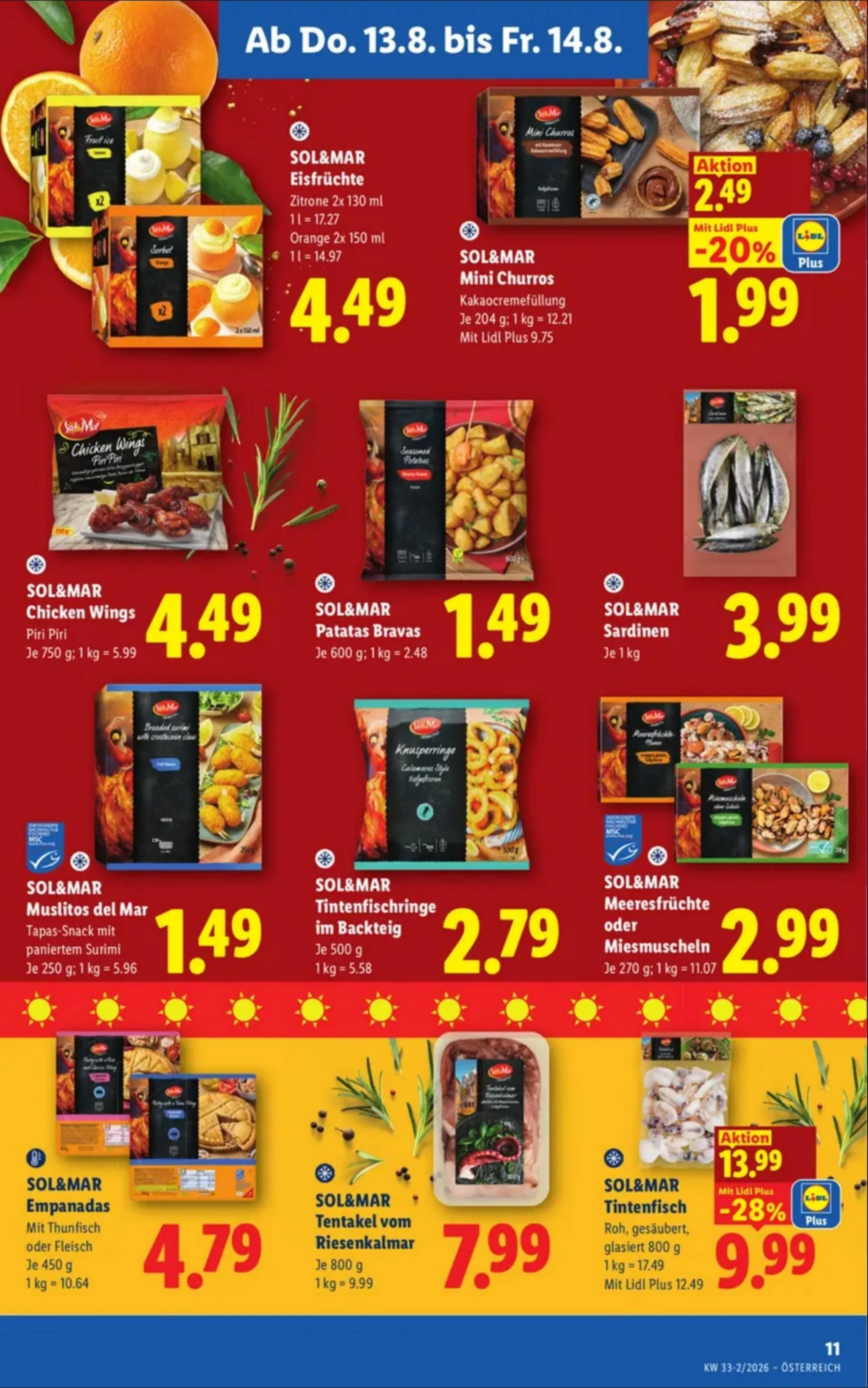 Lidl akciós újság Ausztria 08.13–08.19 – 13. oldal