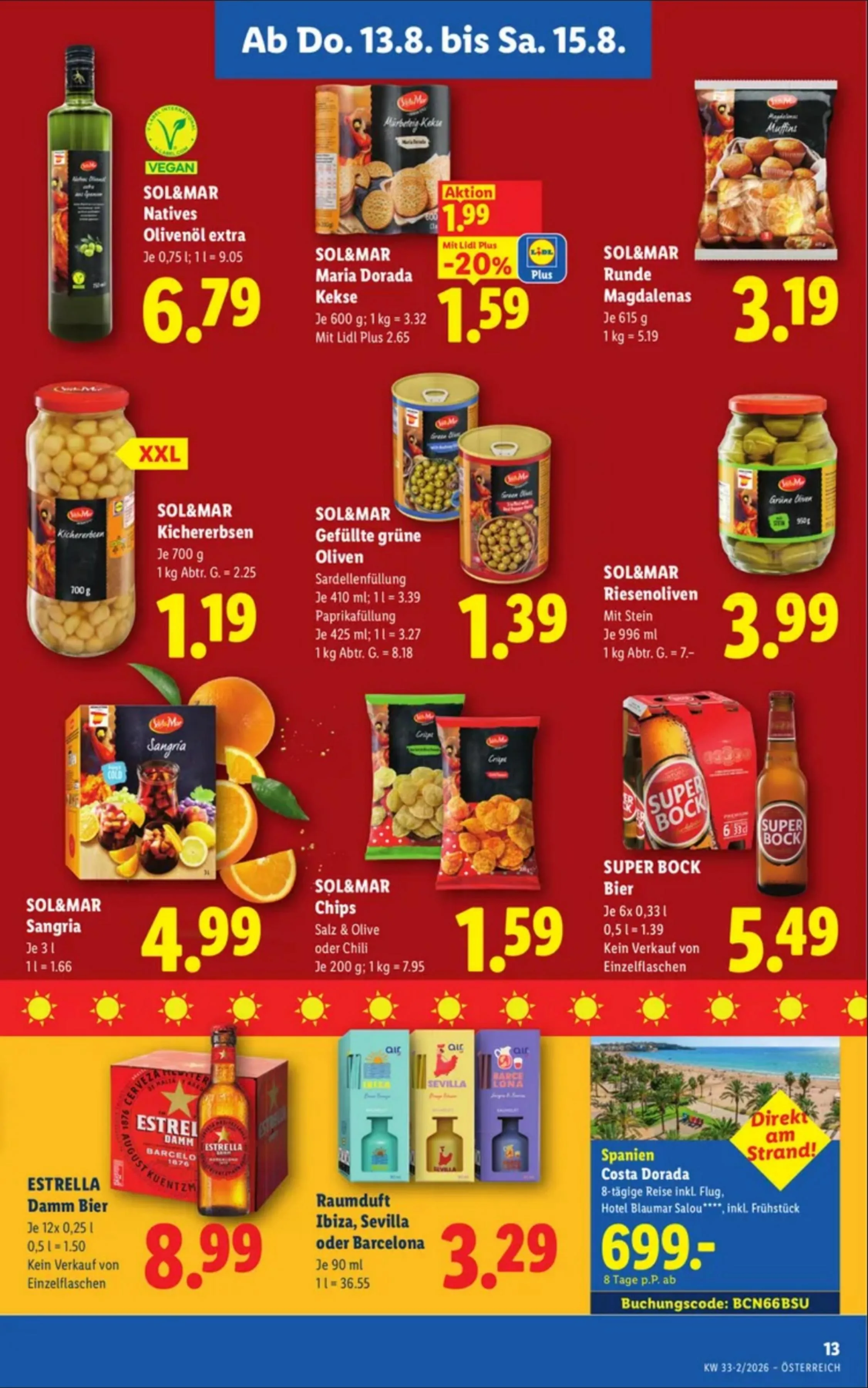 Lidl akciós újság Ausztria 08.13–08.19 – 15. oldal