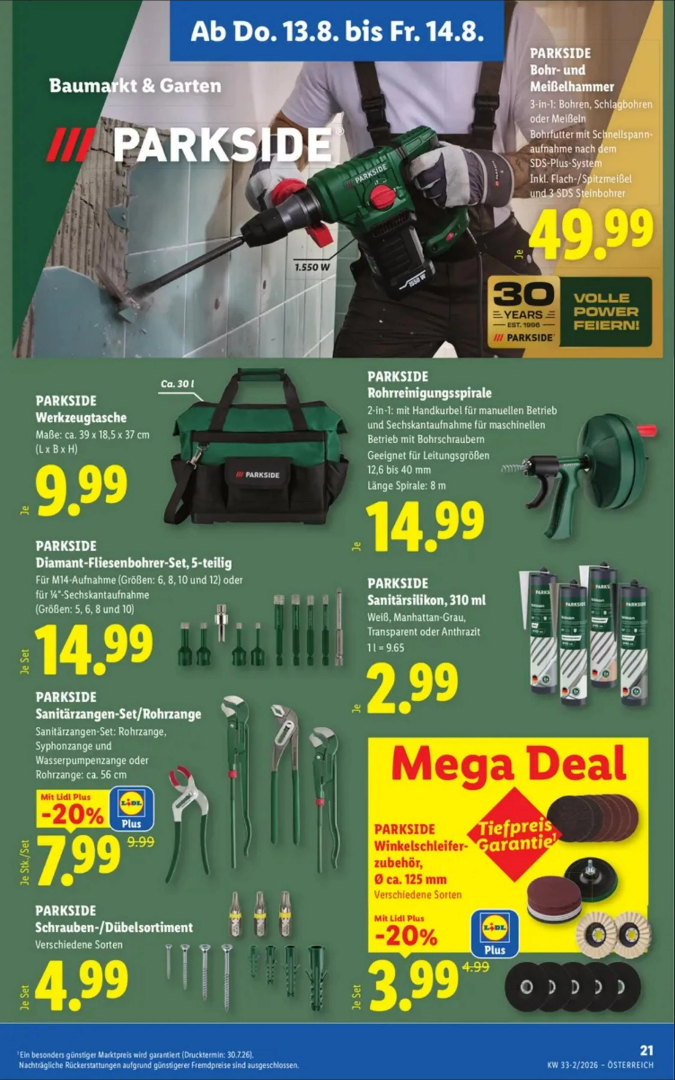 Lidl akciós újság Ausztria 08.13–08.19 – 25. oldal
