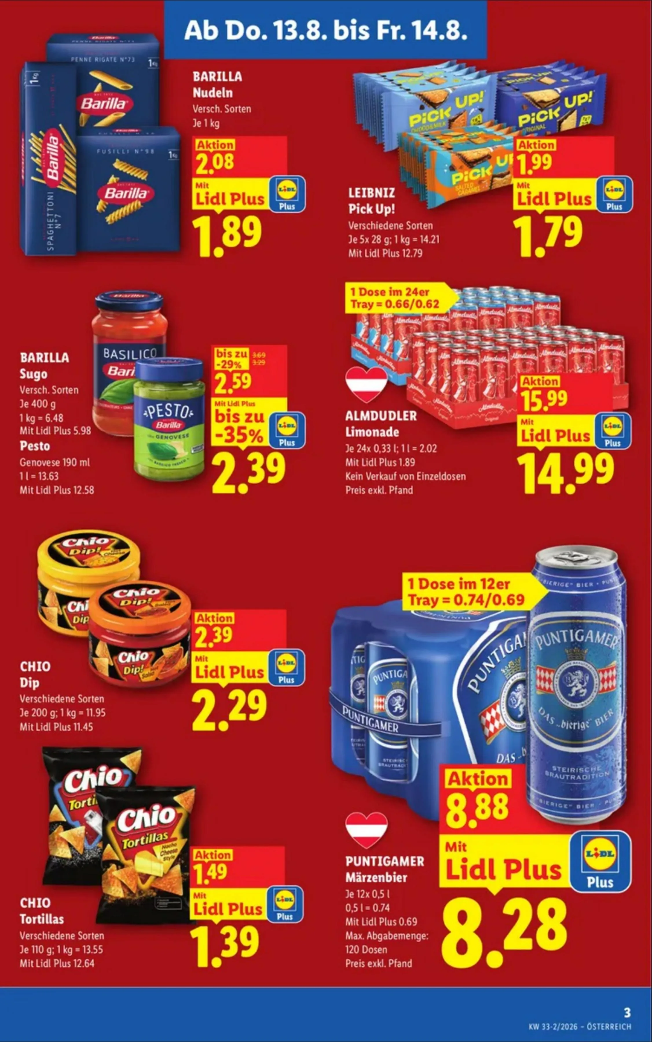 Lidl akciós újság Ausztria 08.13–08.19 – 3. oldal
