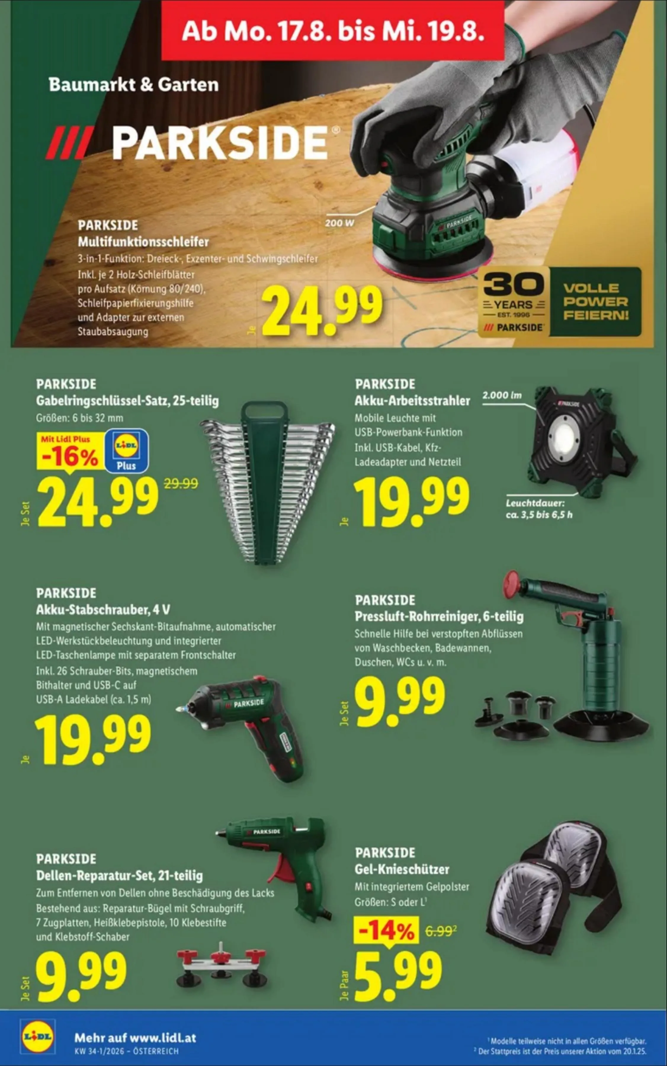 Lidl akciós újság Ausztria 08.13–08.19 – 31. oldal
