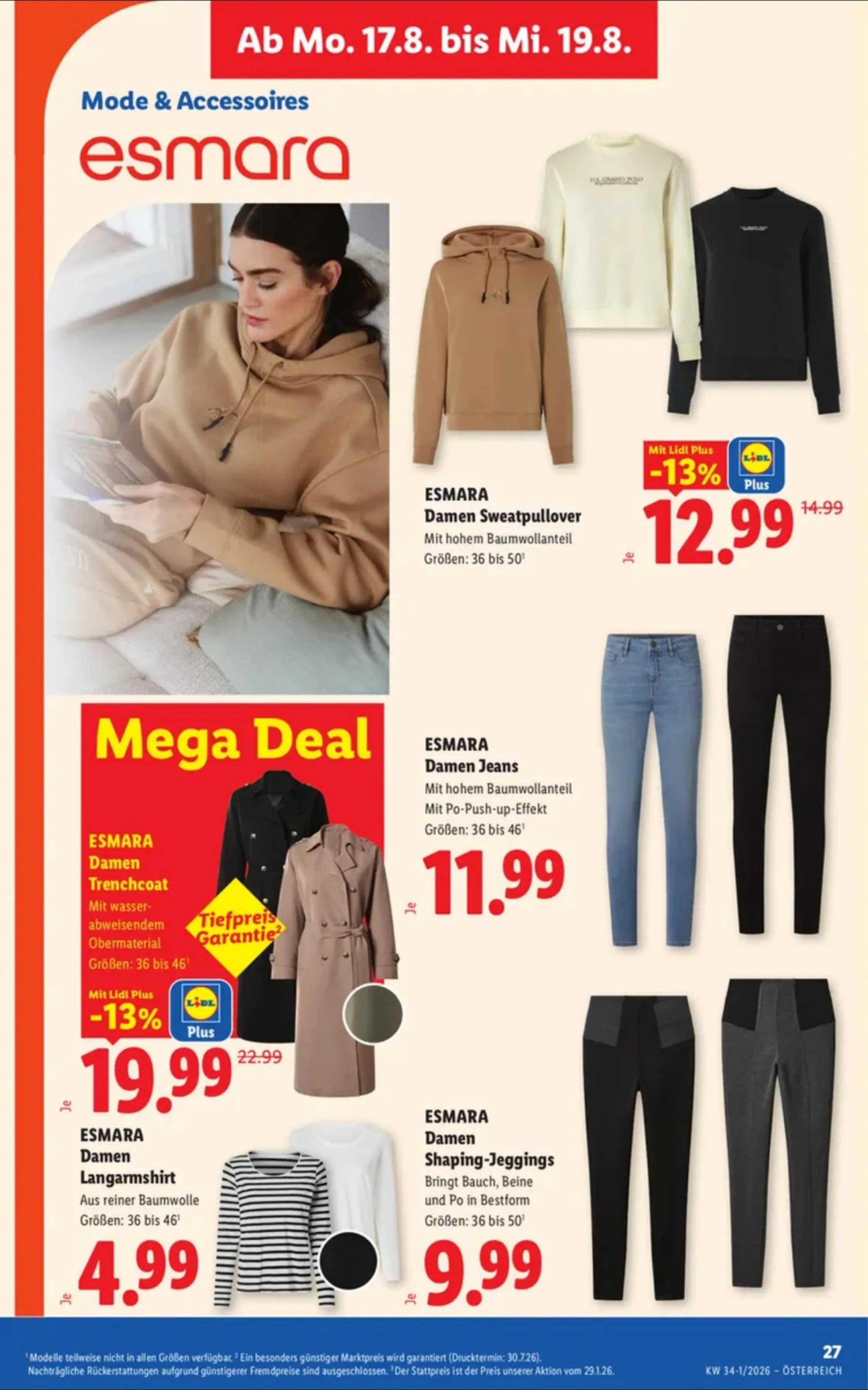 Lidl akciós újság Ausztria 08.13–08.19 – 34. oldal