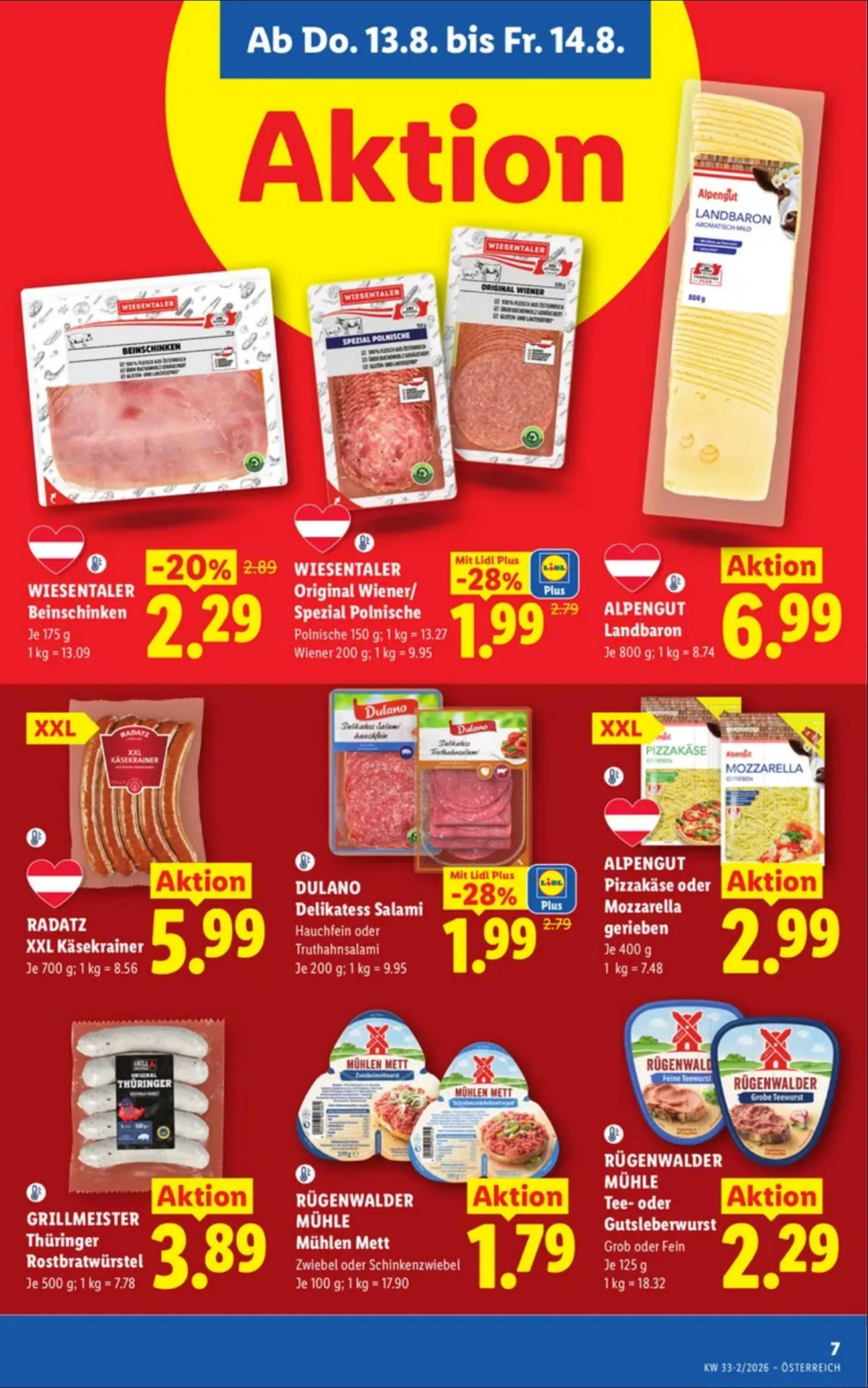 Lidl akciós újság Ausztria 08.13–08.19 – 9. oldal
