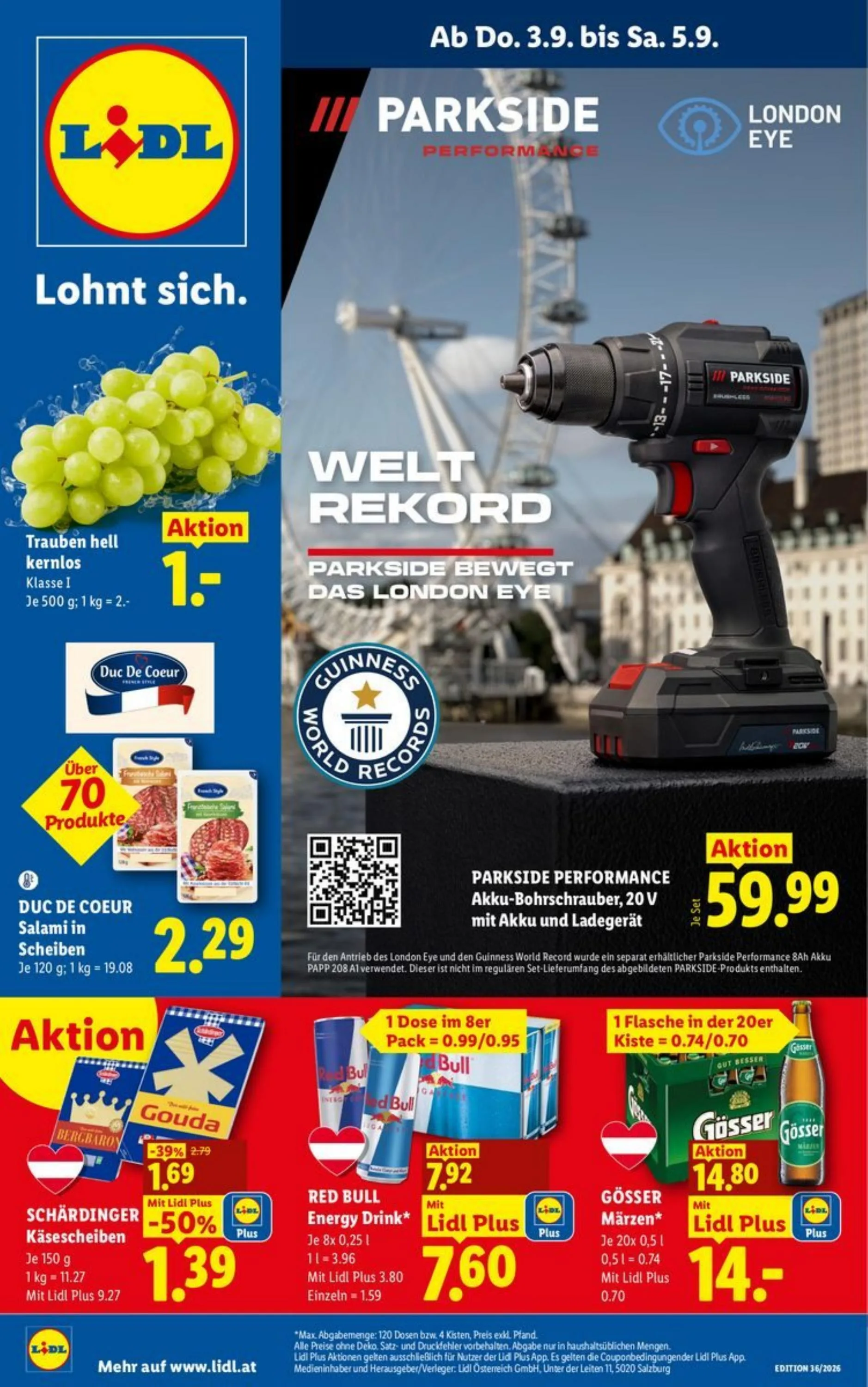 Lidl akciós újság Ausztria 09.03–09.09